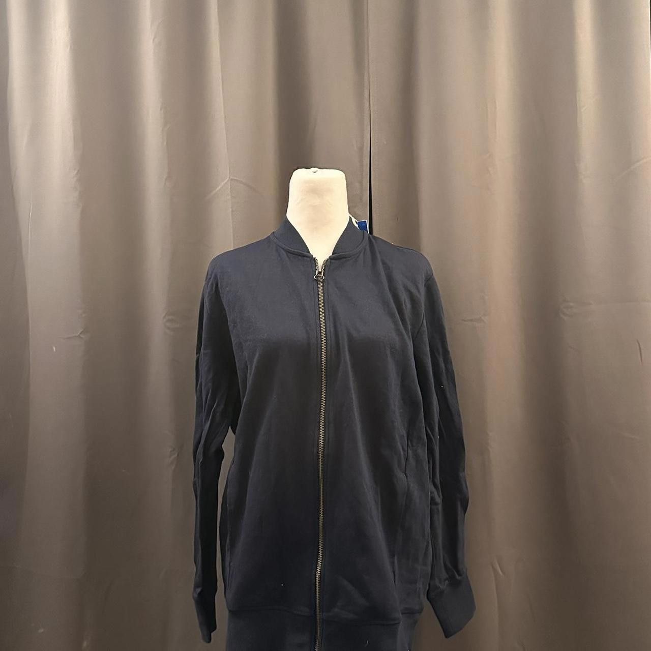 Adidas NWT Navy Adidas Track Jacket w/ cool zipper and back details Size US M / EU 48-50 / 2 - 1 Thumbnail