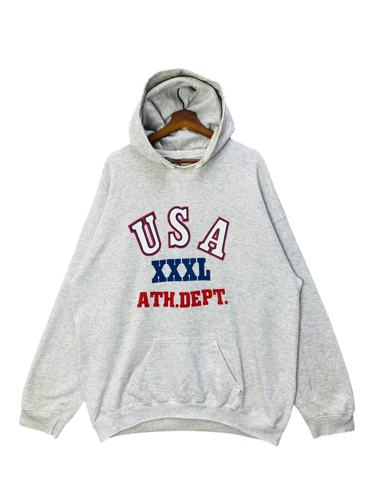 Vintage Vintage Discus Athletic Hoodie Spellout Made In USA Size 2XL Size US XXL / EU 58 / 5 - 1 Thumbnail
