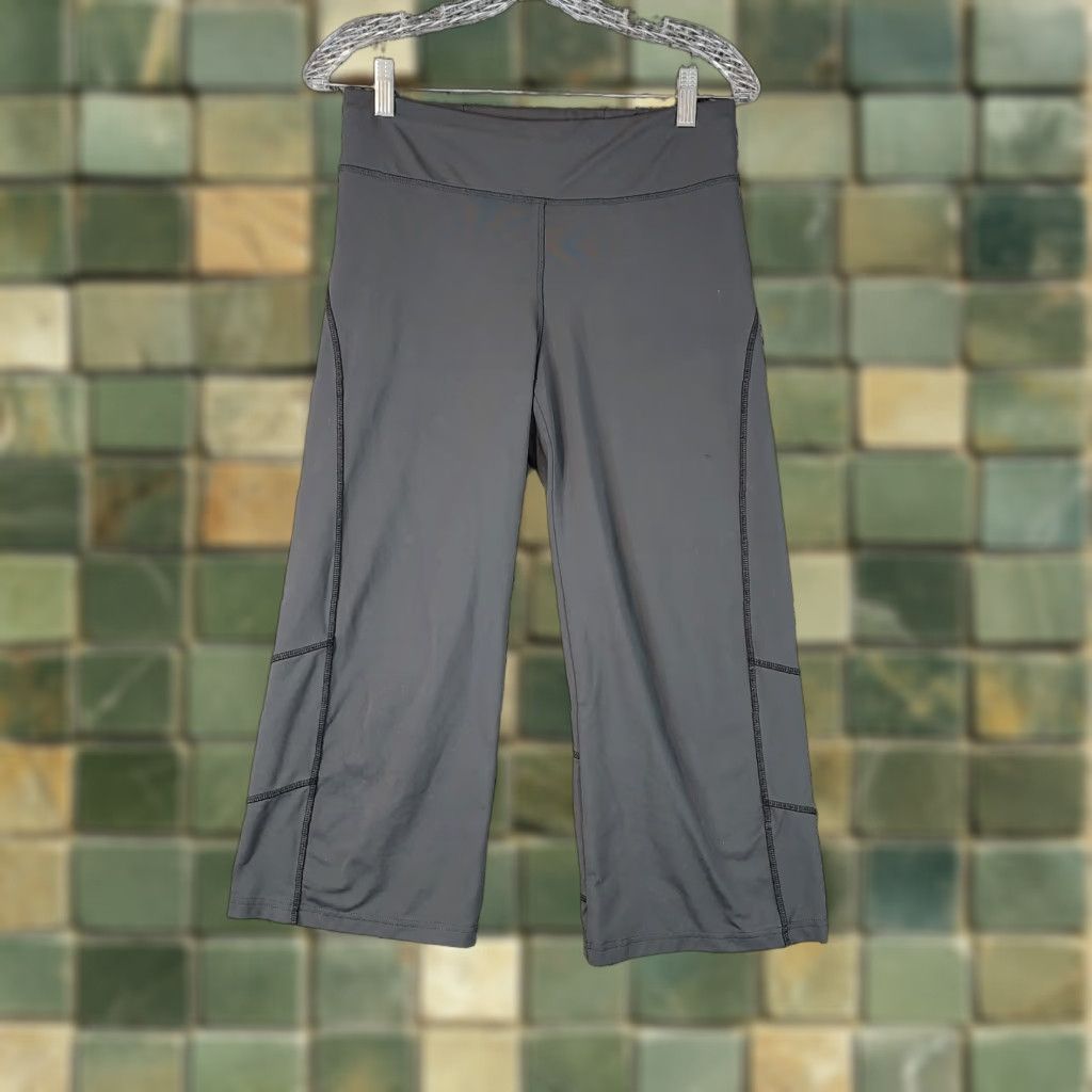 Vintage CABELA'S Women's Gray Yoga Capri Pants Size S Activewear Size 28" / US 6 / IT 42 - 1 Thumbnail