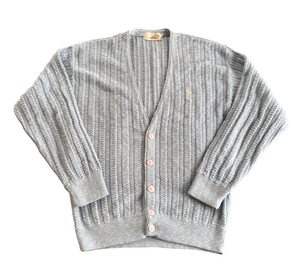 Other Arnold Palmer Vintage Mens Cardigan knit Sweater Size US L / EU 52-54 / 3 - 1 Thumbnail