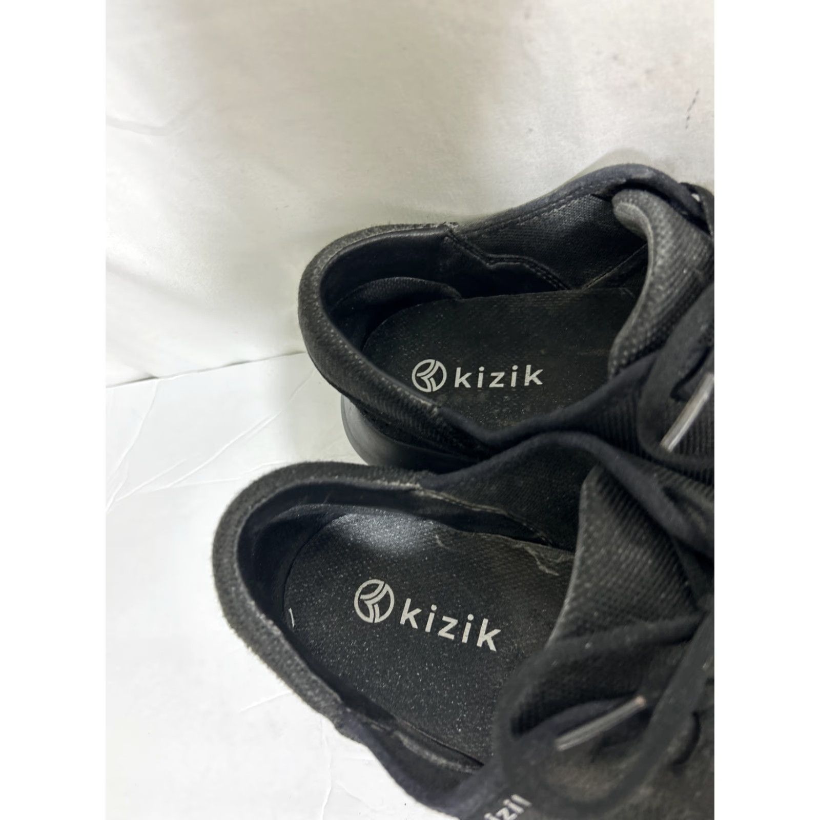 Vintage Kizik Sneakers Madrid Black Lace Up Casual Men Womens 10.5 11.5 US UK 11.5 XS? Size US 12 / IT 42 - 4 Thumbnail