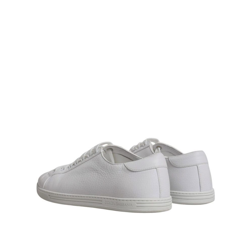 Dolce & Gabbana Dolce & Gabbana White Low Top Men Saint Tropez Sneakers Shoe Size US 12 / EU 45 - 4 Thumbnail