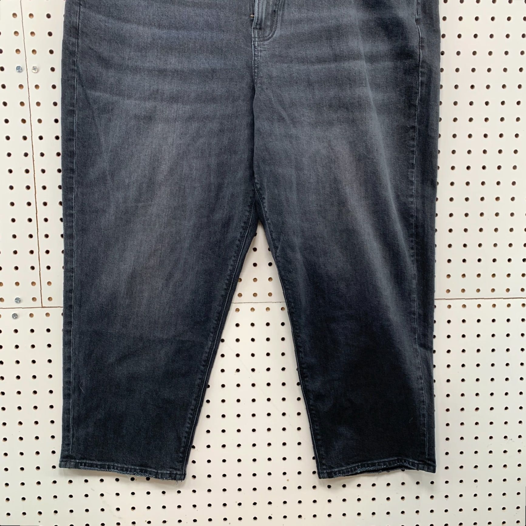 VINTAGE American Eagle Boyfriend Black Jeans 90s Womens 18 Stretch High Rise 38x25