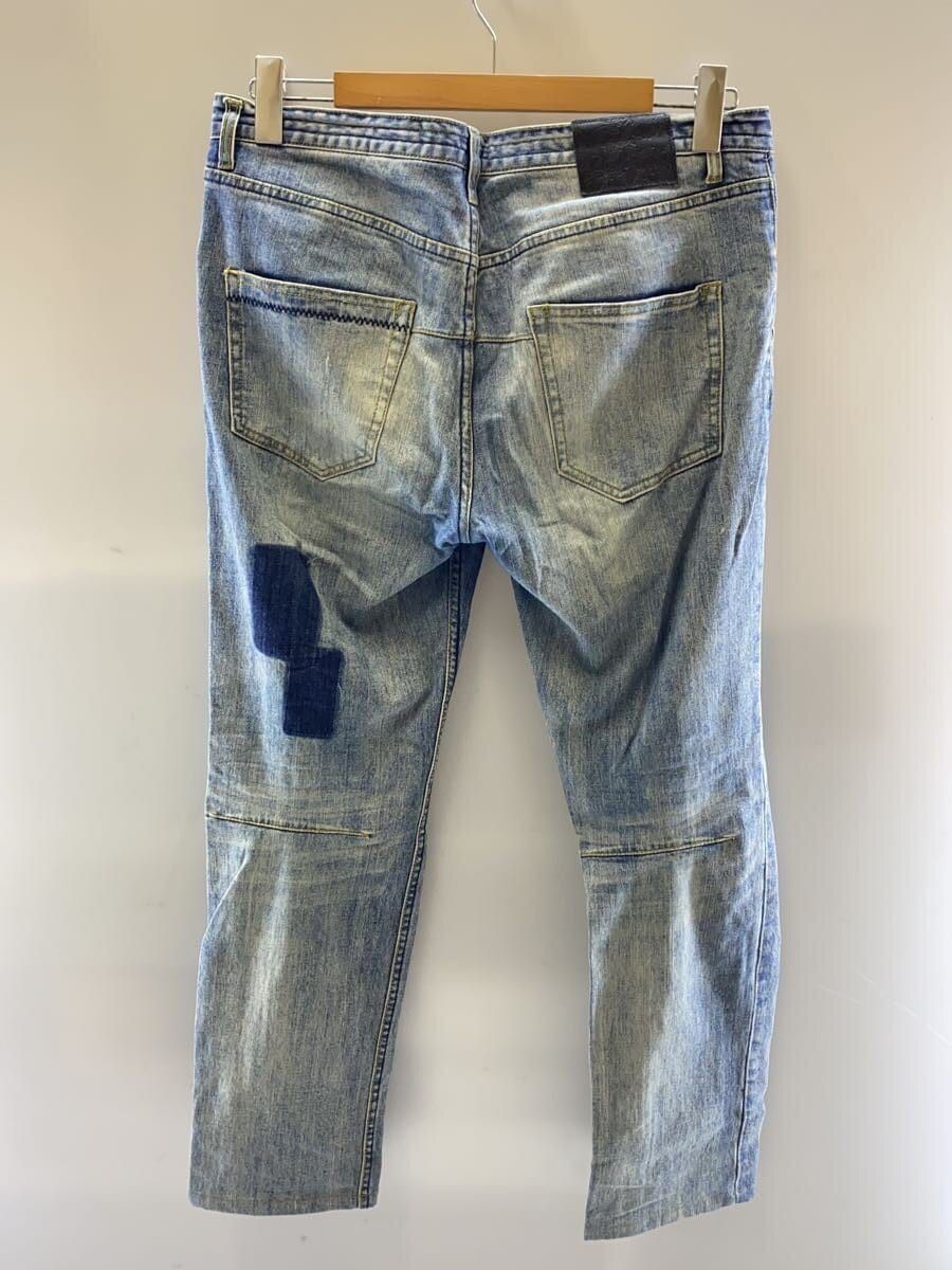 Number (N)ine Darted Repaired Distressed Denim Size US 34 / EU 50 - 2 Thumbnail
