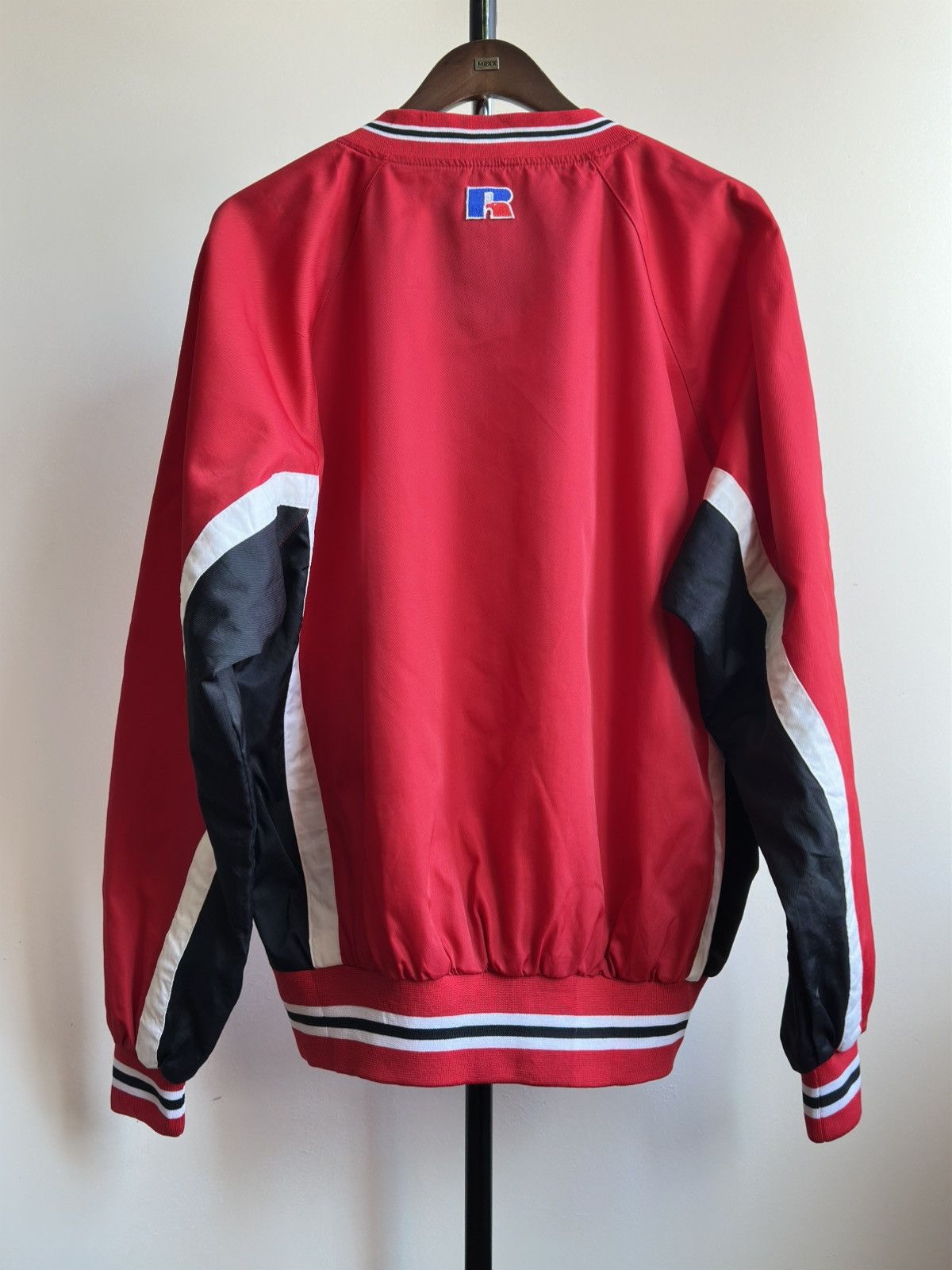 Russell Athletic × Vintage Vintage 90s Russell Athletic Water Resistant Nylon Jacket Size US L / EU 52-54 / 3 - 2 Thumbnail