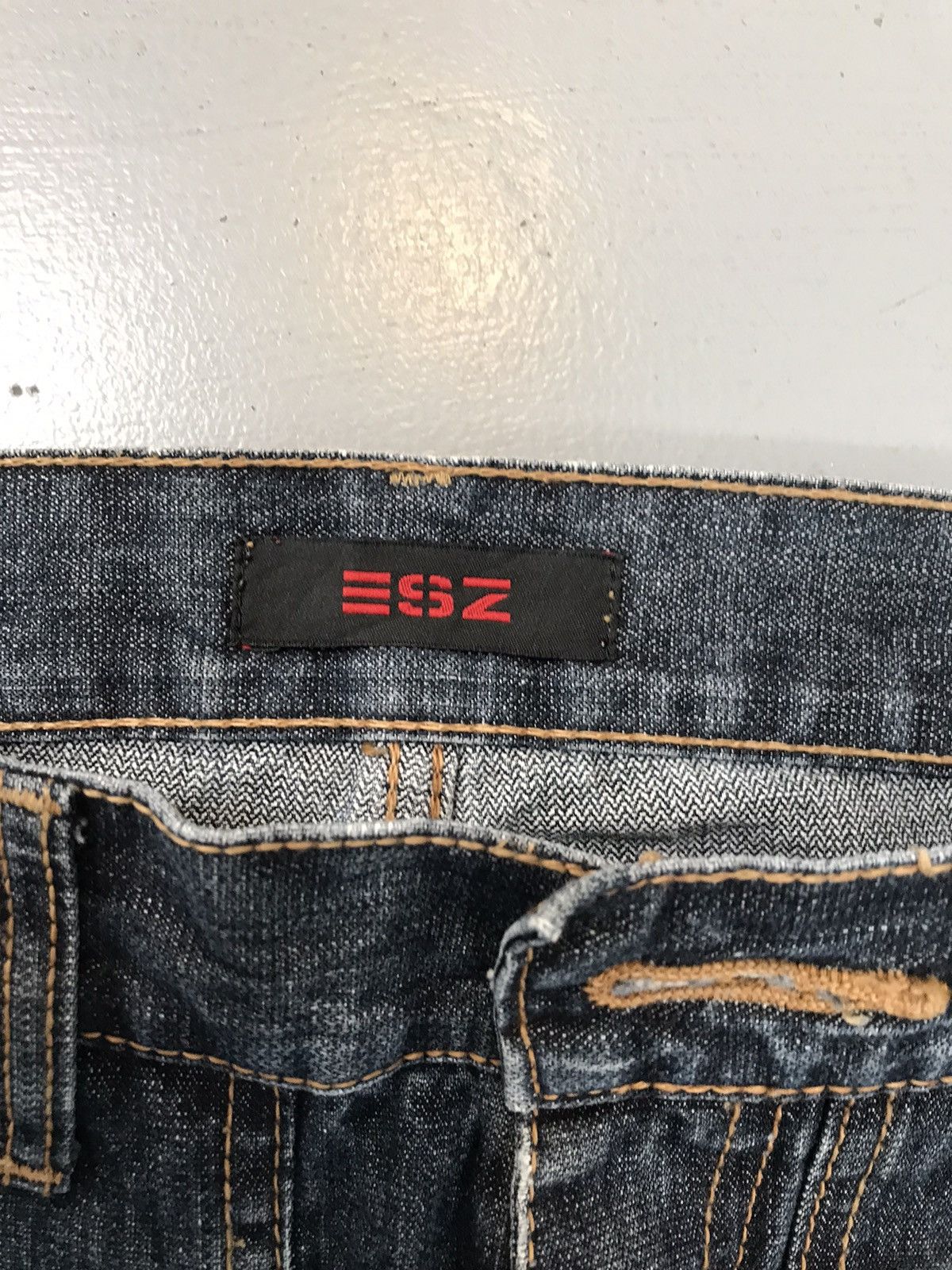 Vintage E S Z JEANS Y2K Designer Denim Size US 28 / EU 44 - 10 Thumbnail