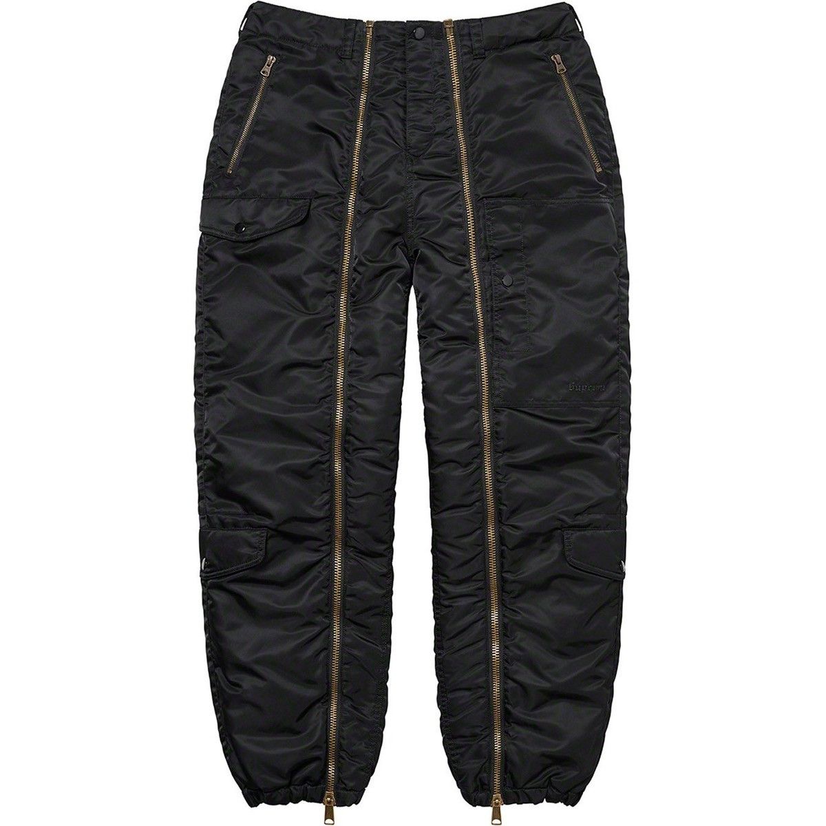 Supreme Supreme Nylon Flight Pants - Black S Size US 30 / EU 46 - 9 Thumbnail