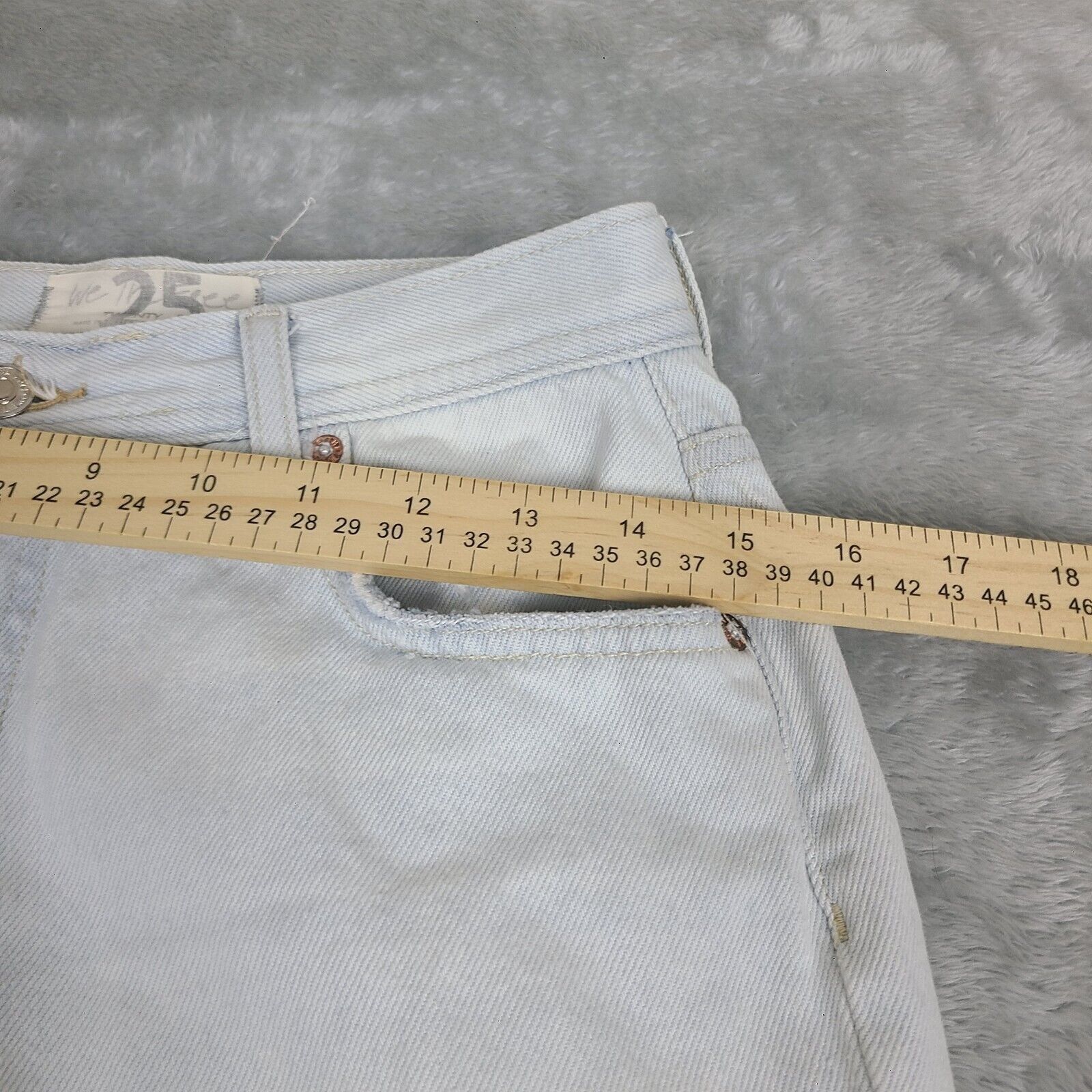 Free People Free People Maggie Jeans Size 25* Chewed Hem Distressed Stra Size 25" / US 0 / IT 36 - 5 Thumbnail