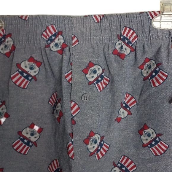 Mad Engine MAD Engine S Boxers Gray Flag Patriotic Americana Gopher Hat Size 28 - 3 Thumbnail
