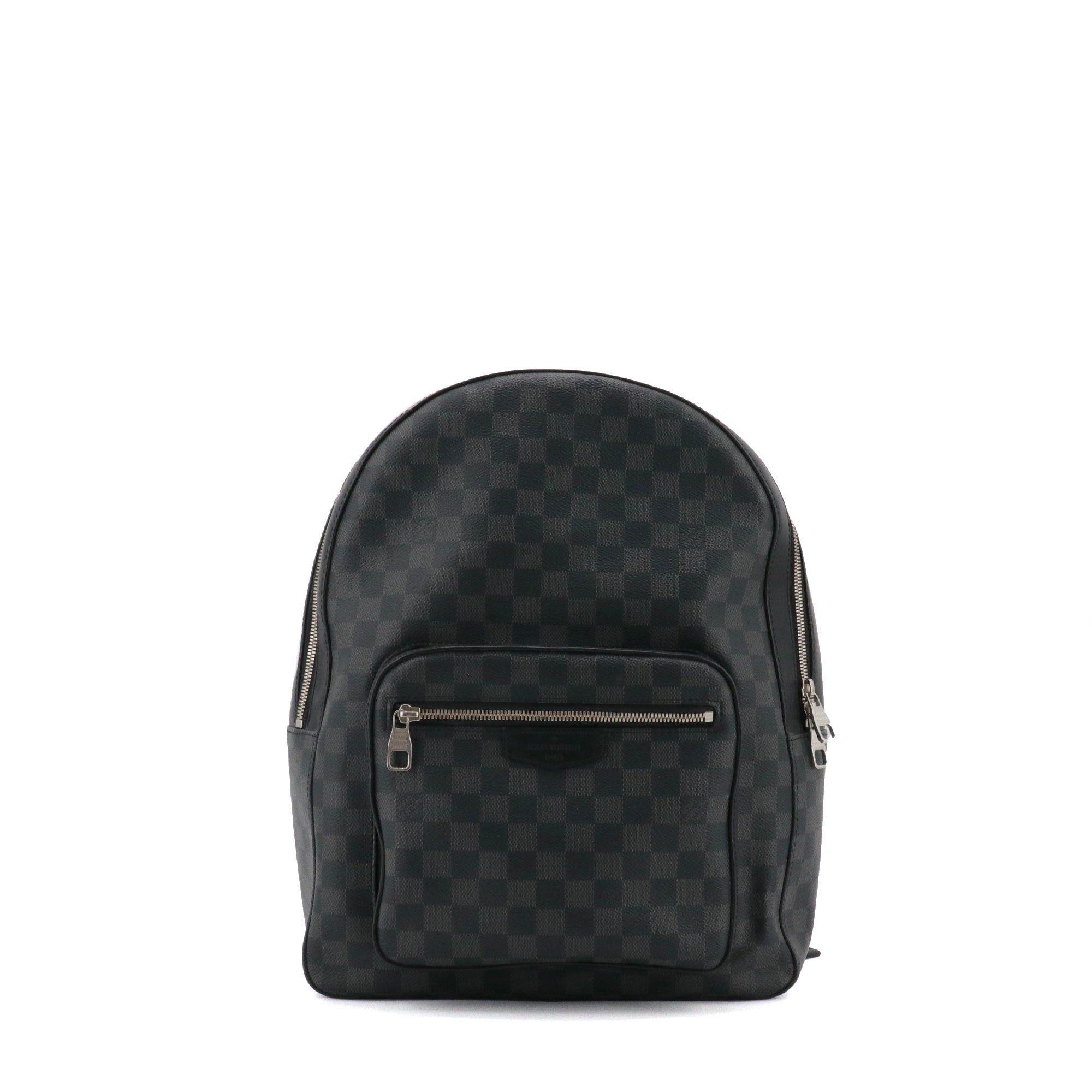 Louis Vuitton LOUIS VUITTON - Louis Vuitton Josh backpack in graphite checkerboard canvas Size ONE SIZE - 1 Thumbnail