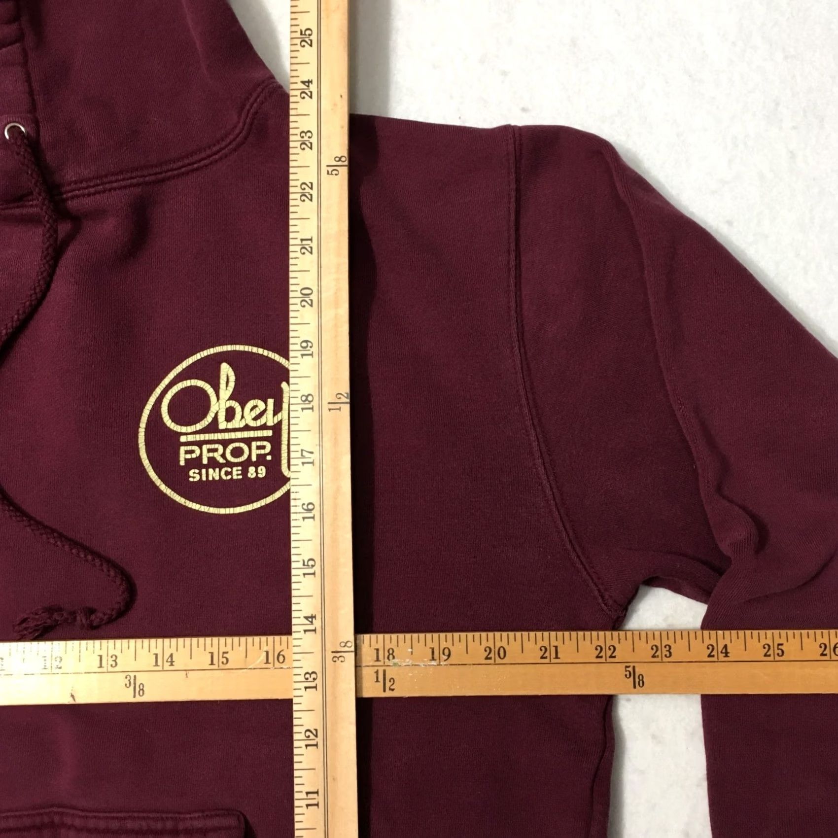 Obey OBEY Sweatshirt Mens Small PURPLE DOUBLE SIDED Pullover LOGO Size US S / EU 44-46 / 1 - 6 Thumbnail