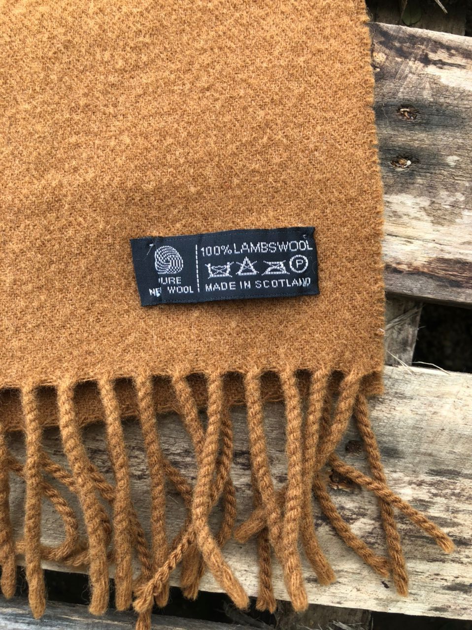 Celine × Vintage Vintage Celine Lamswool Scarf Made In Scotland Size ONE SIZE - 3 Thumbnail