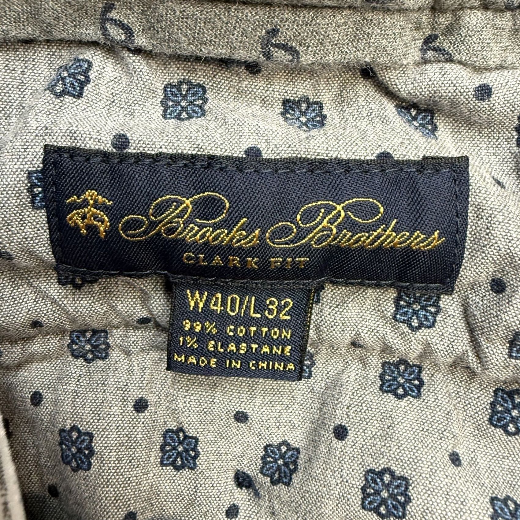 Brooks Brothers Brooks Brothers Corduroy Pants Mens 40x32 Navy Clark Fit Wide Wale Trouser Pants Mens Regular Inseam 30in Cotton Spandex Blue Classic Chino Styling Size US 40 / EU 56 - 3 Thumbnail