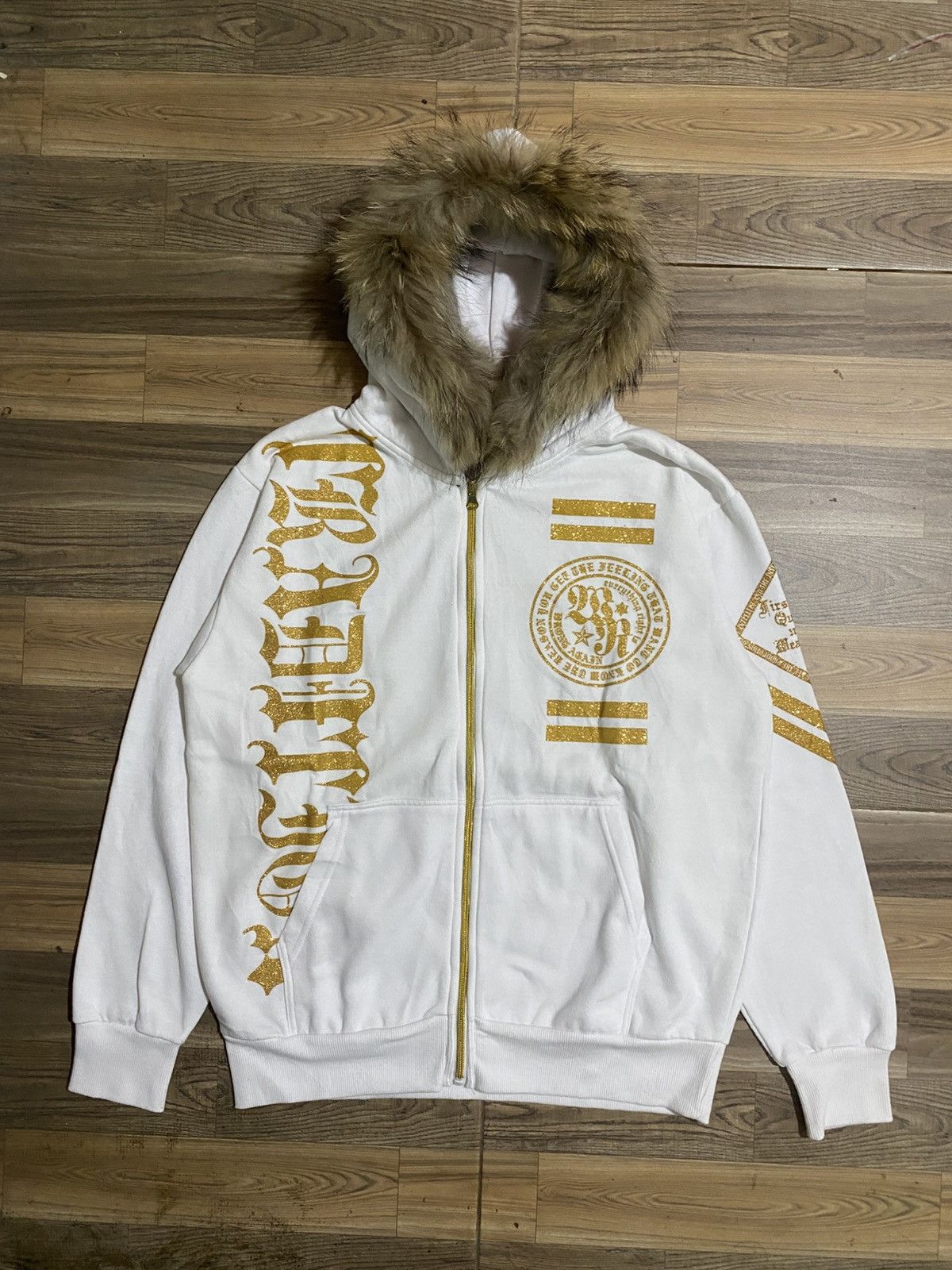 Japanese Brand JAPANESE BRAND FUR HOODIES ORIGINAL REMAKGEAR Size US L / EU 52-54 / 3 - 1 Thumbnail