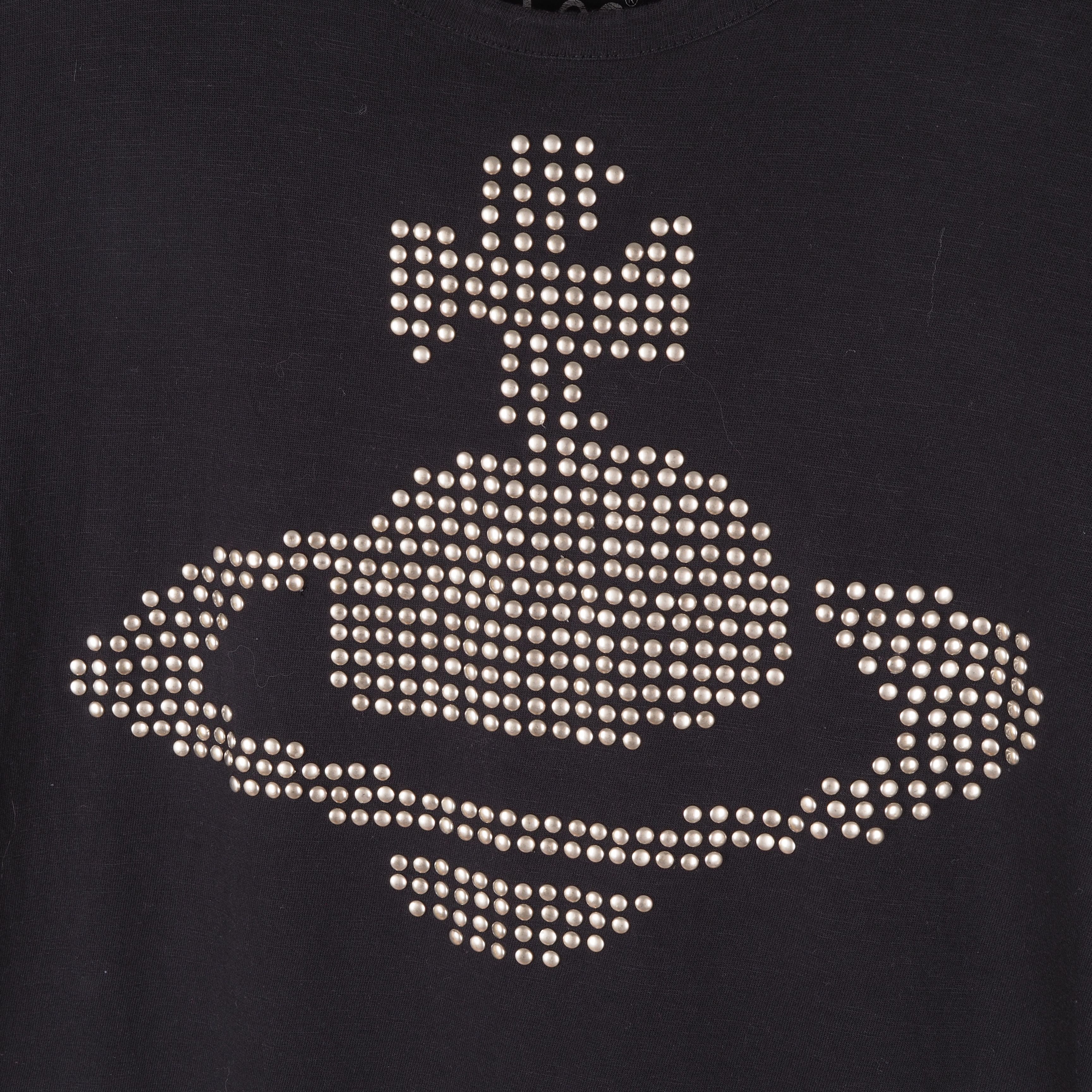 Vivienne Westwood Vivienne Westwood Anglomania Vintage Studded Orb T-Shirt Size US M / EU 48-50 / 2 - 2 Thumbnail