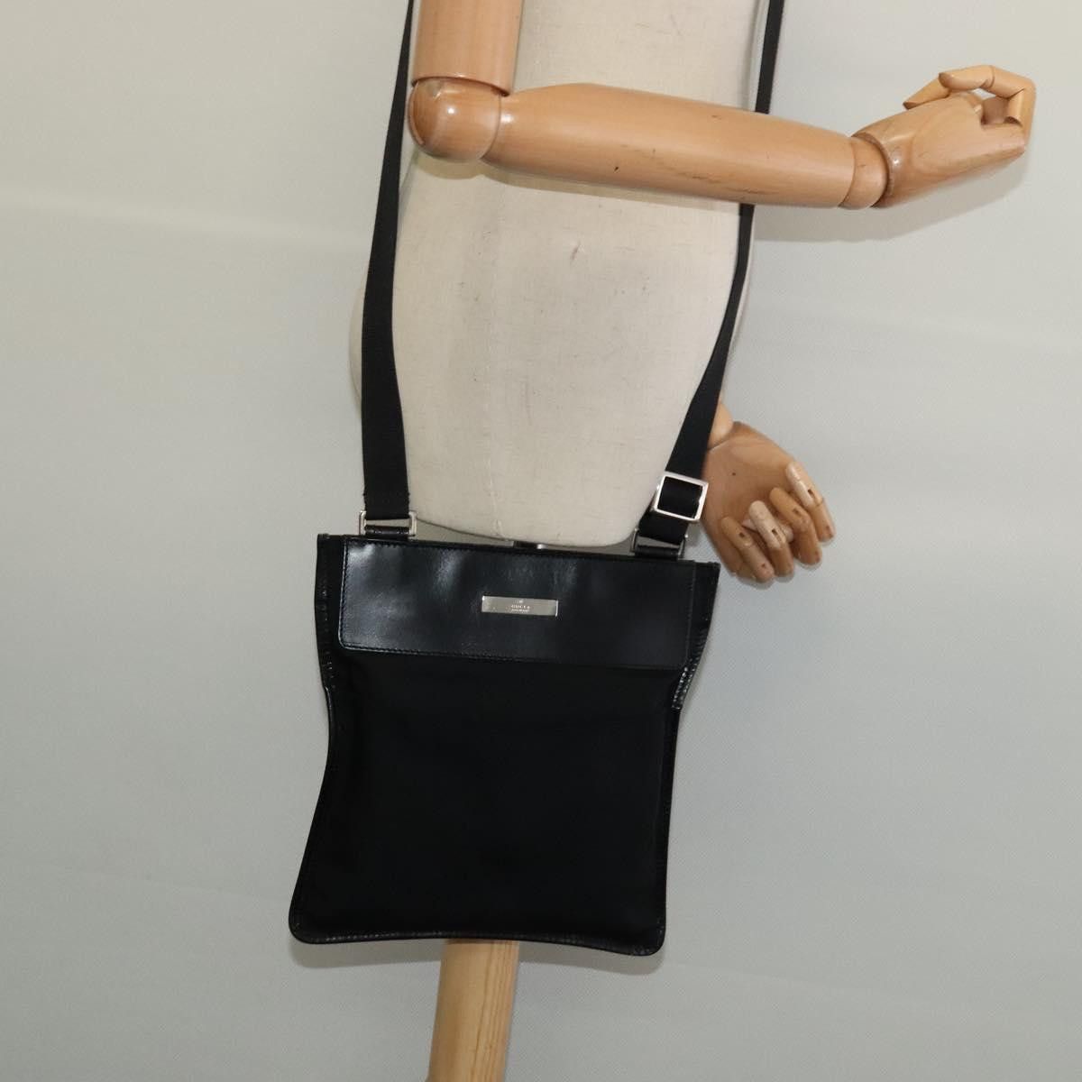Gucci GUCCI Shoulder Bag Nylon Black Silver 019 019 Size ONE SIZE - 23 Thumbnail