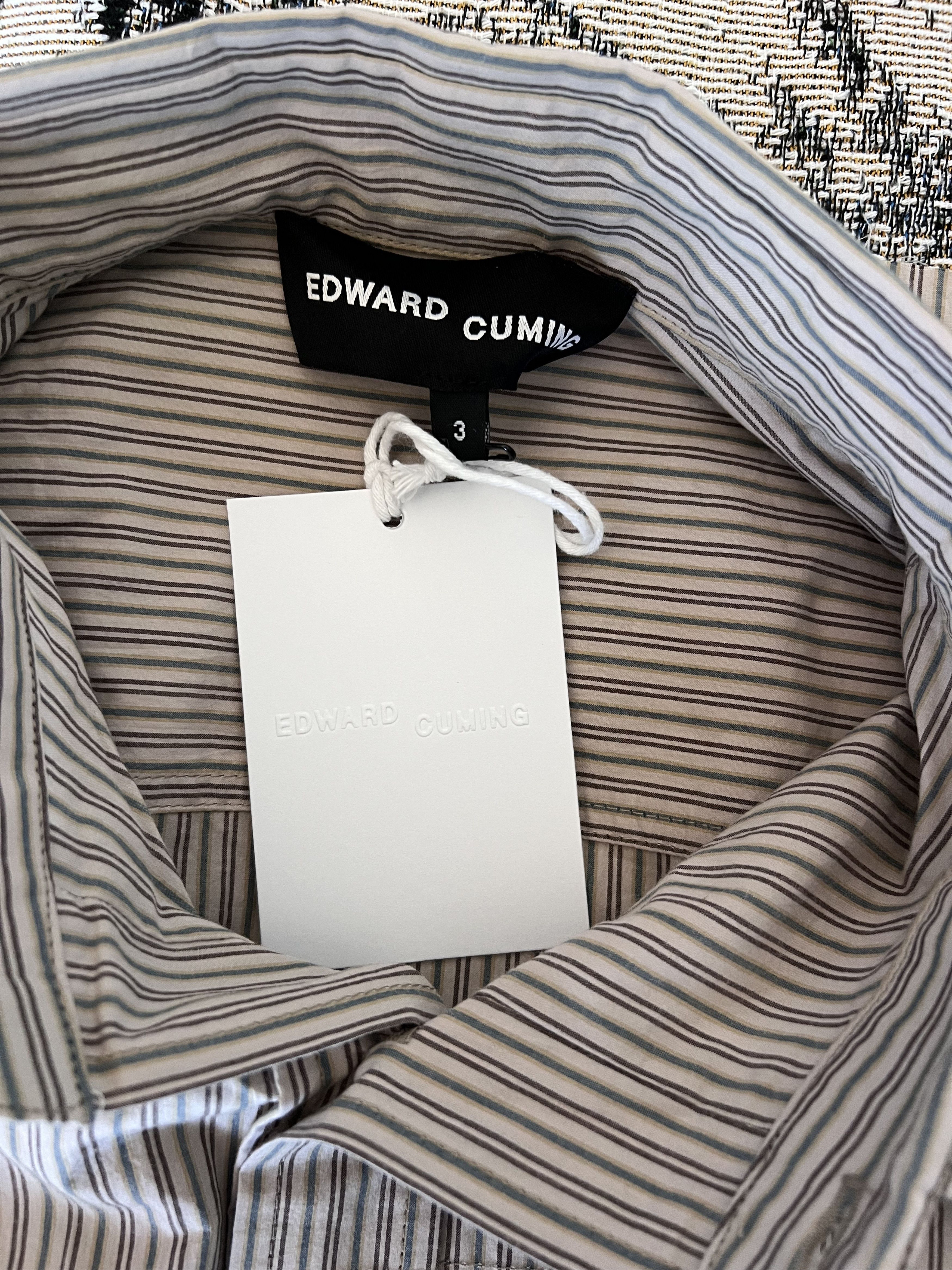 Edward Cuming Edward Cuming Collage Button Up Shirt in Beige Size US L / EU 52-54 / 3 - 7 Thumbnail