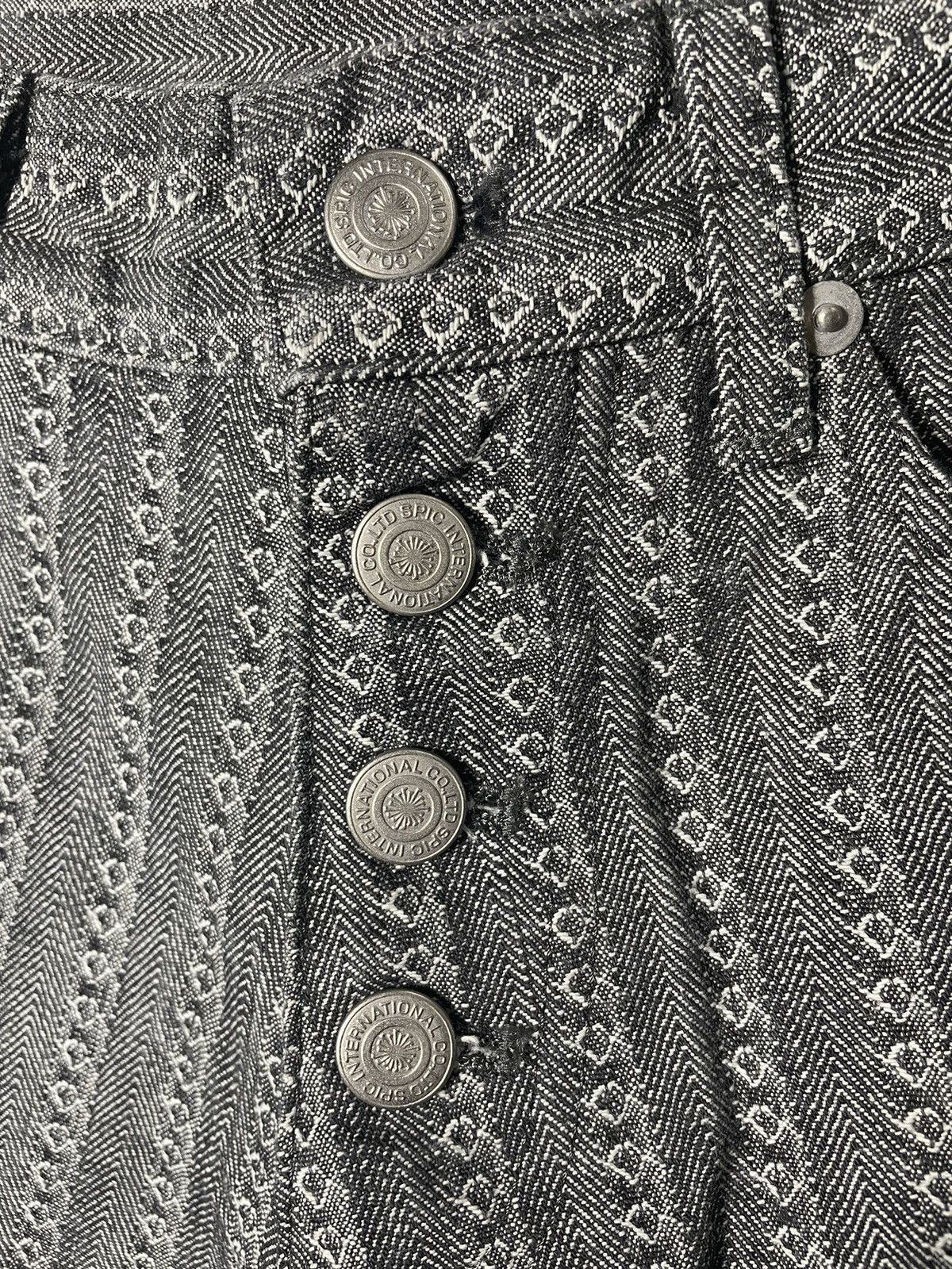Vintage Vintage Tornado Mart Like Snake Skin Design Size US 29 - 5 Thumbnail