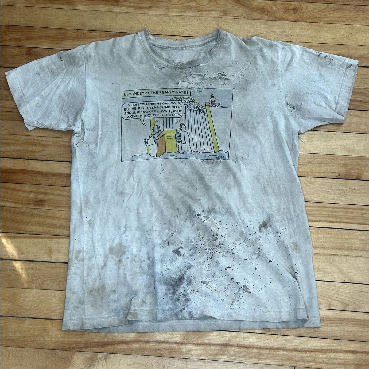 Vintage Distressed Fest Banger Skiing Shirt Insane Shirt lol Size US L / EU 52-54 / 3 - 2 Thumbnail