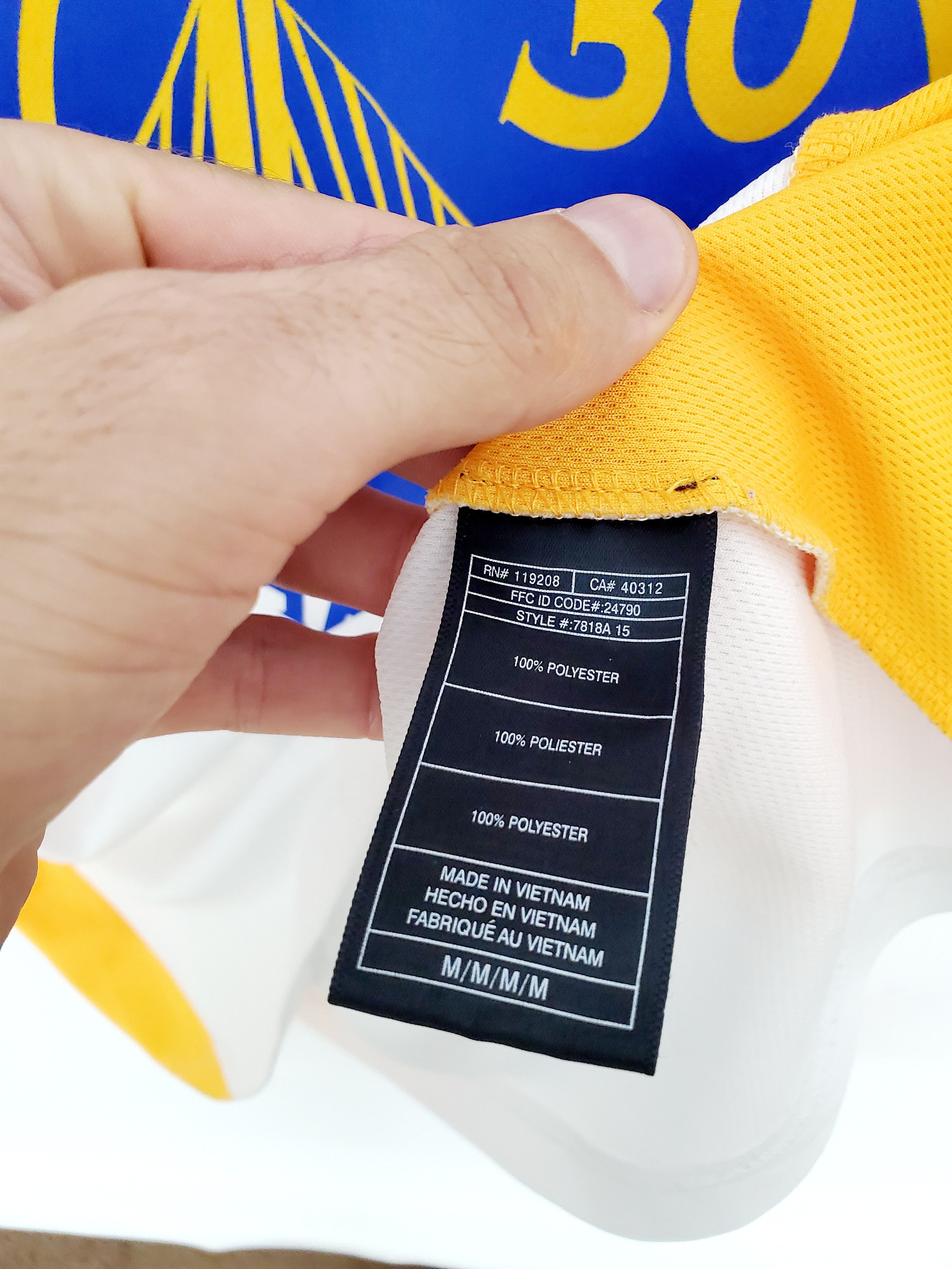 Adidas Stephen Curry Golden State Warriors NBA Adidas jersey M Size US M / EU 48-50 / 2 - 6 Thumbnail