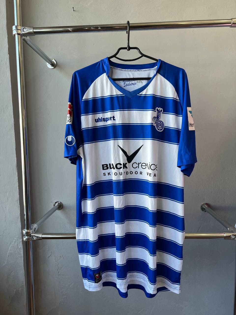Sports Specialties 2015/16 MSV DUISBURG MATCH WORN #5 SOCCER JERSEY SHIRT 4XL Size US XXL / EU 58 / 5 - 2 Thumbnail