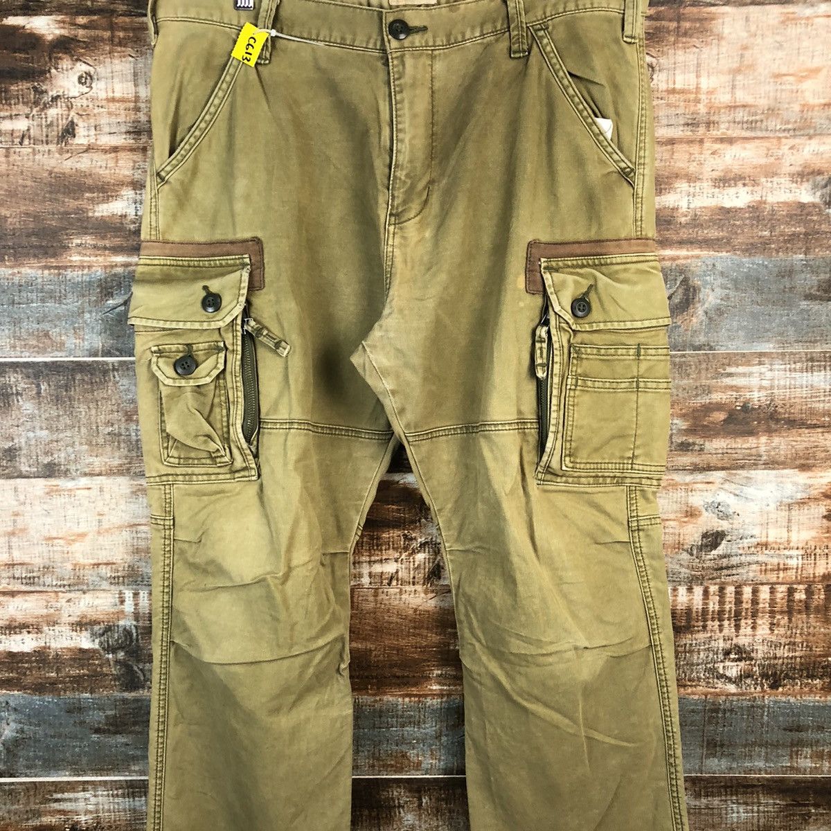 Alpha Industries DL Alpha Industries Green Cargo Multipocket Pants #C613 Size US 34 / EU 50 - 5 Thumbnail