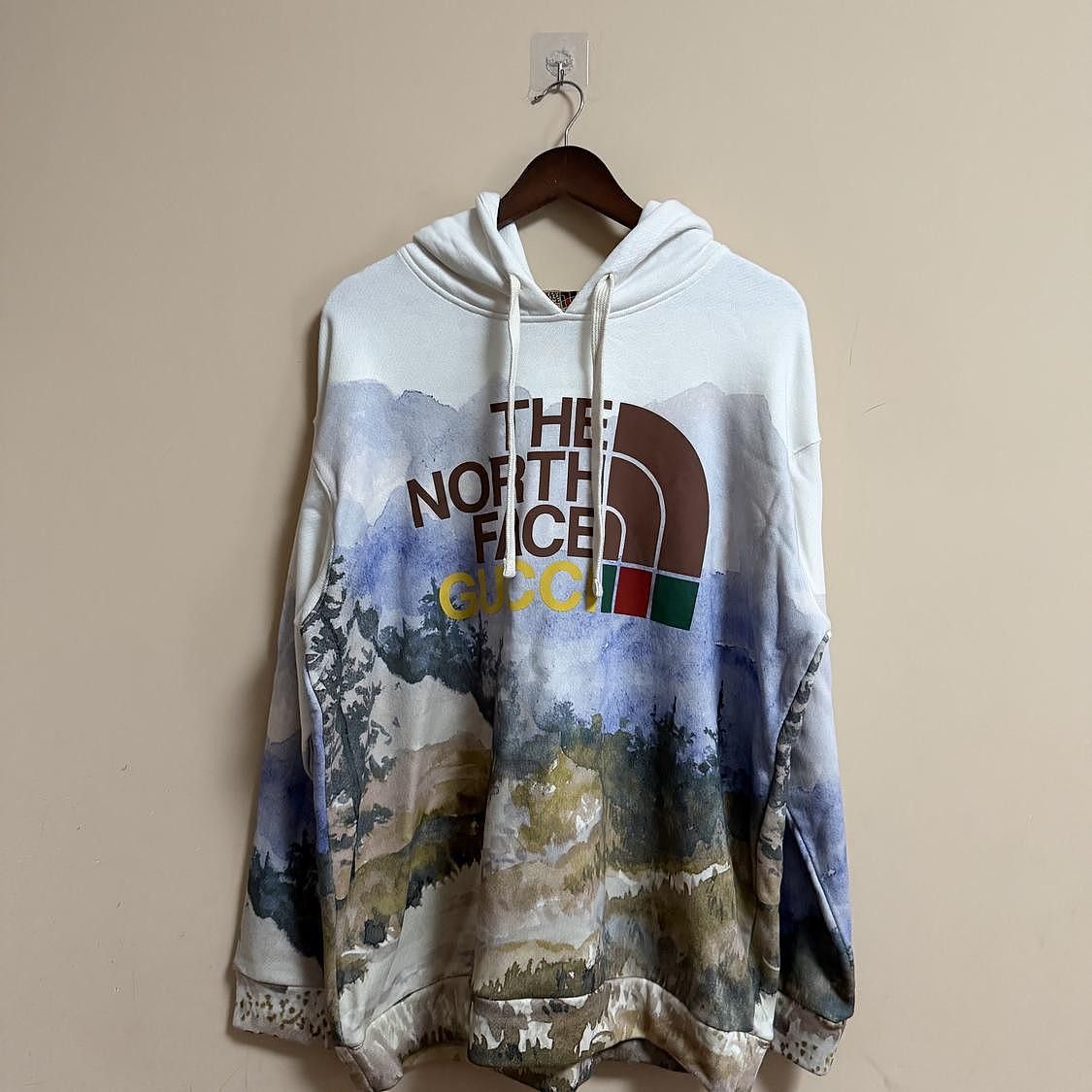 Gucci Gucci x The North Face Landscape Hoodie Size L Size L / US 10 / IT 46 - 1 Thumbnail