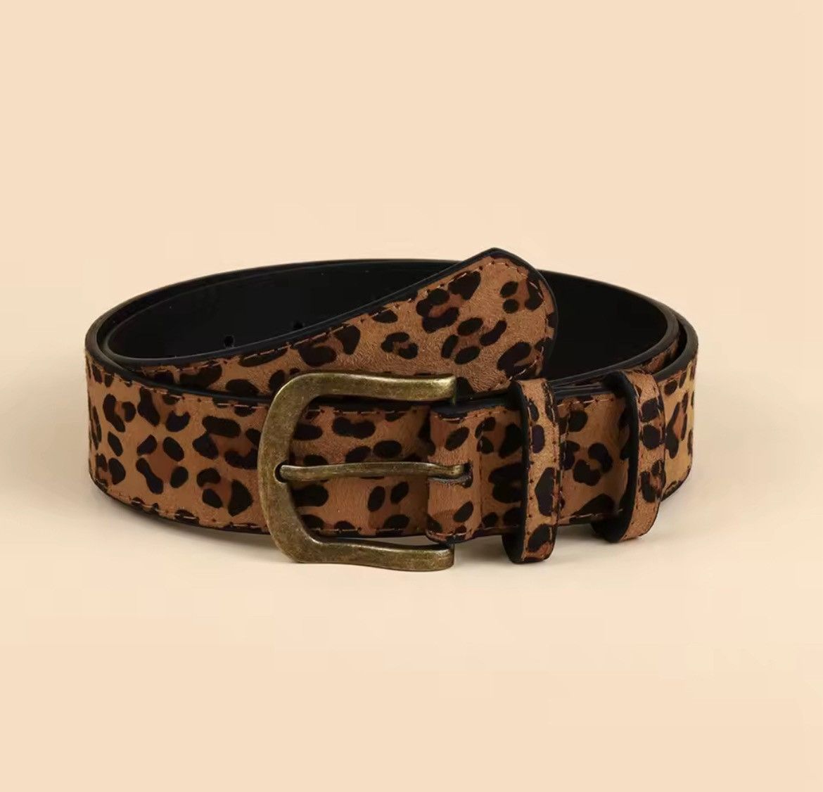 Japanese Brand Vintage Leopard Belt Size ONE SIZE - 4 Thumbnail