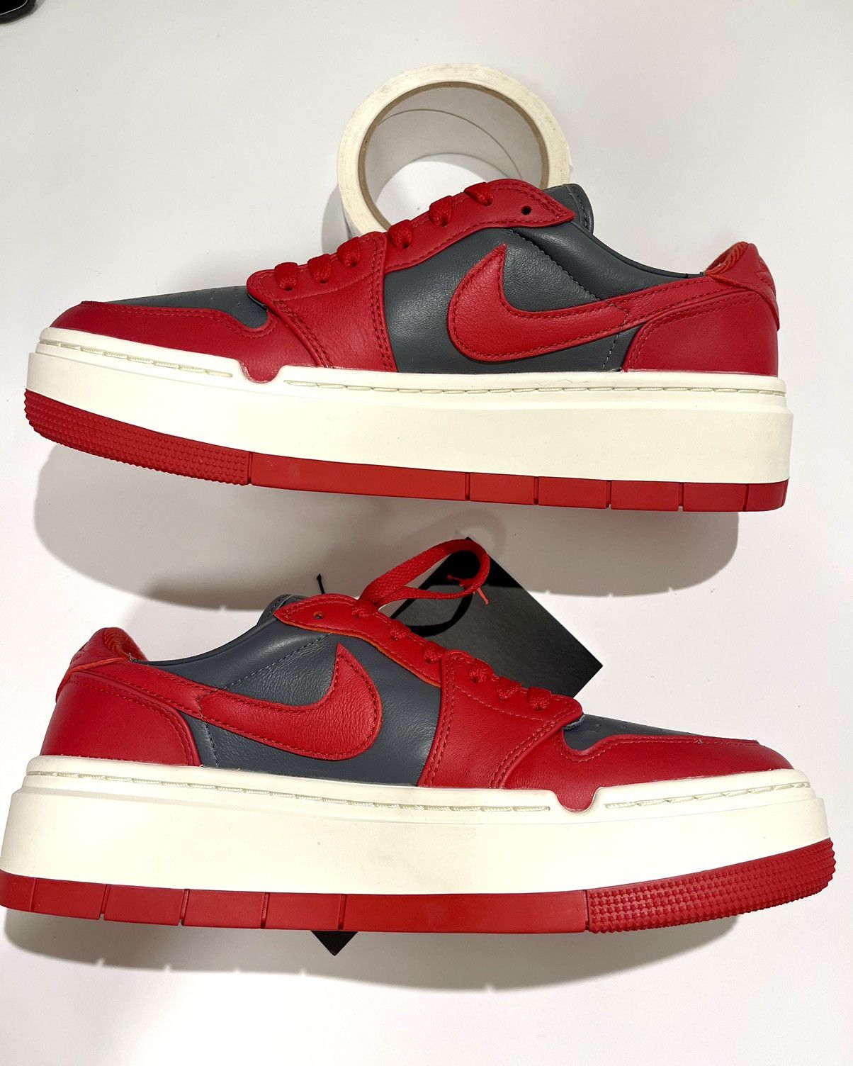 Jordan Brand JORDAN 1 ELEVATE LOW DARK GREY VARSITY RED Size US 10 / IT 40 - 2 Thumbnail