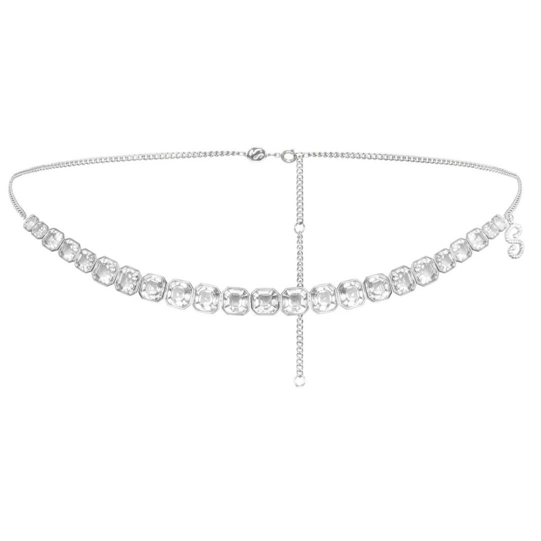 Swarovski Swarovski x SKIMS belly chain, Imperial cut, White Size ONE SIZE - 3 Thumbnail