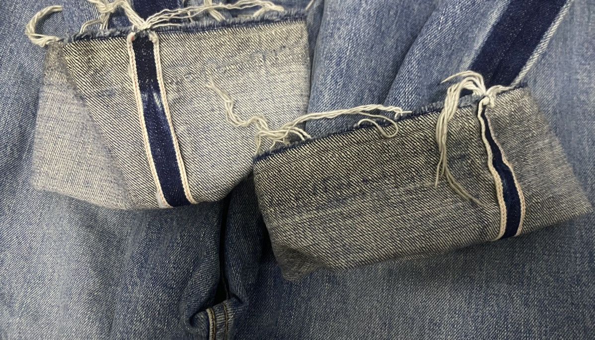 Japanese Brand JAPAN BRAND LEDOME DISTRESS DESIGN RIPPED STYLE Size US 30 / EU 46 - 10 Thumbnail