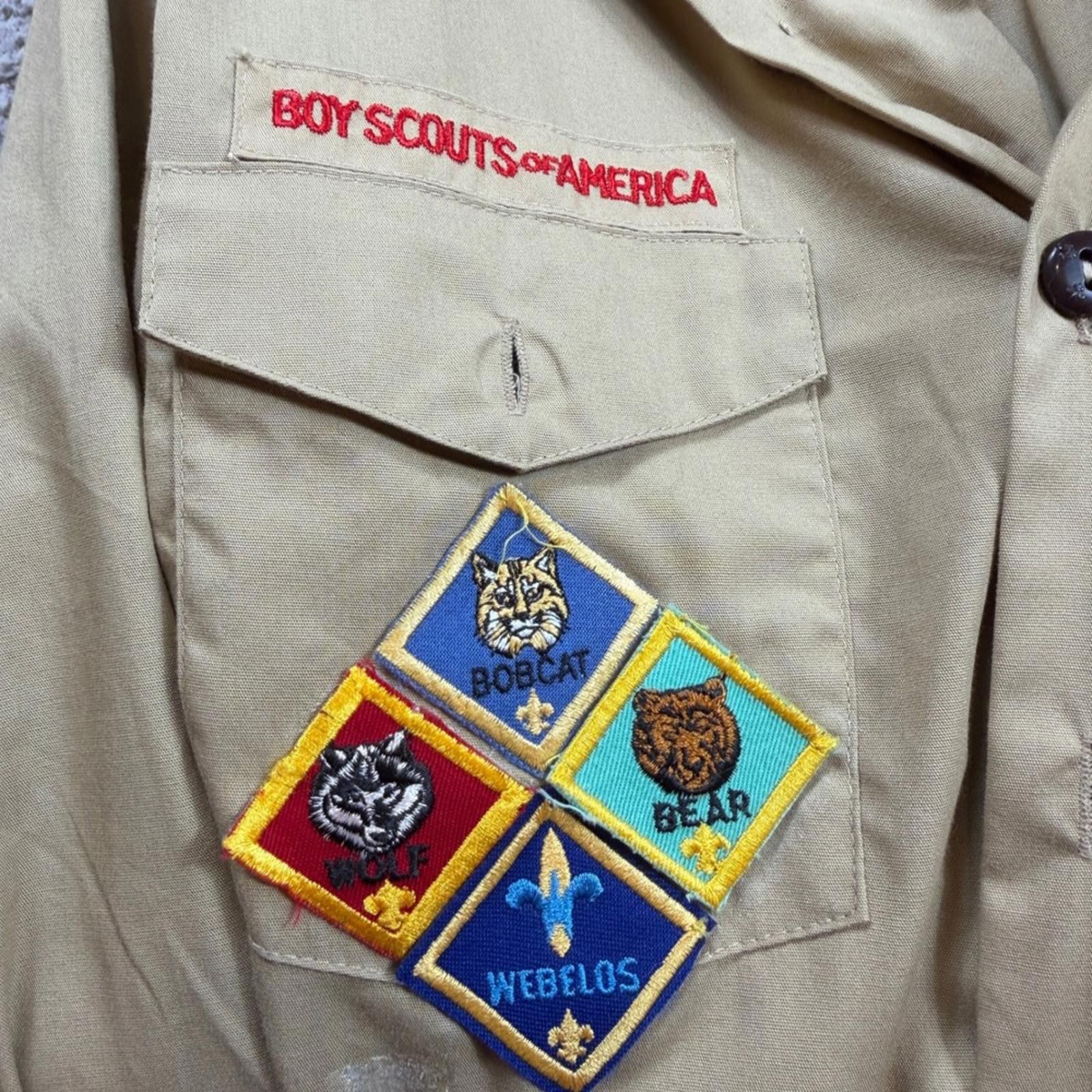 Other Vintage Boy Scouts of America Shirt Uniform Mens S Tan Size US S / EU 44-46 / 1 - 5 Thumbnail