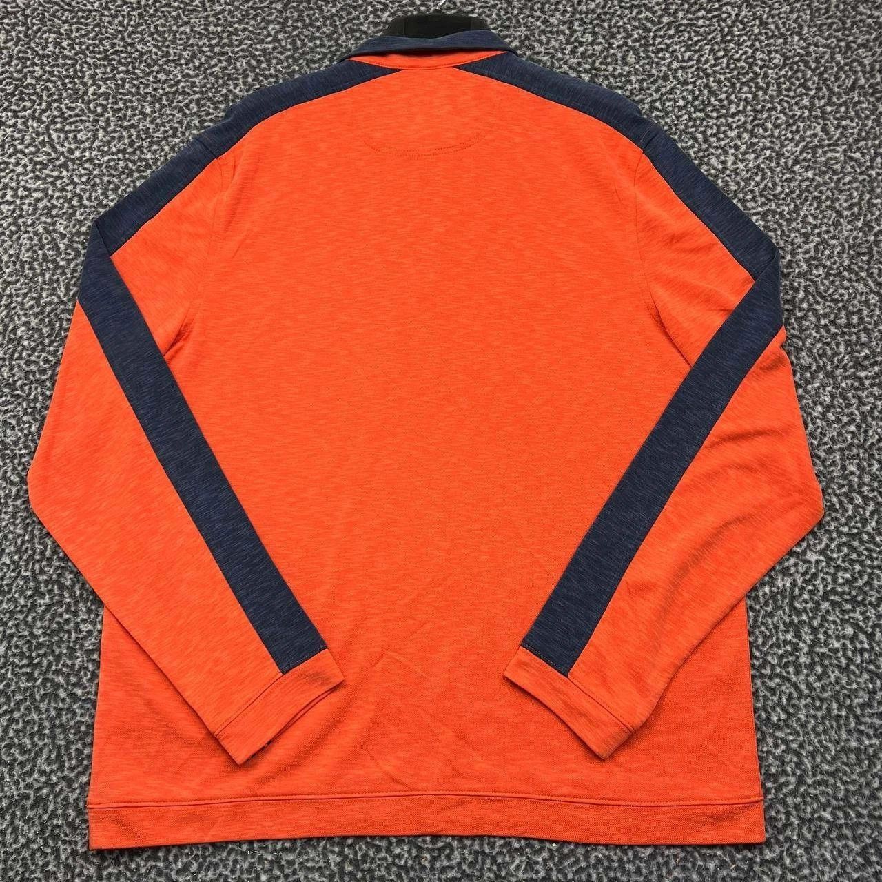Other Nicoby Sweater Men Orange Pullover Quarter Zip Long Sleeve L Size US L / EU 52-54 / 3 - 7 Thumbnail