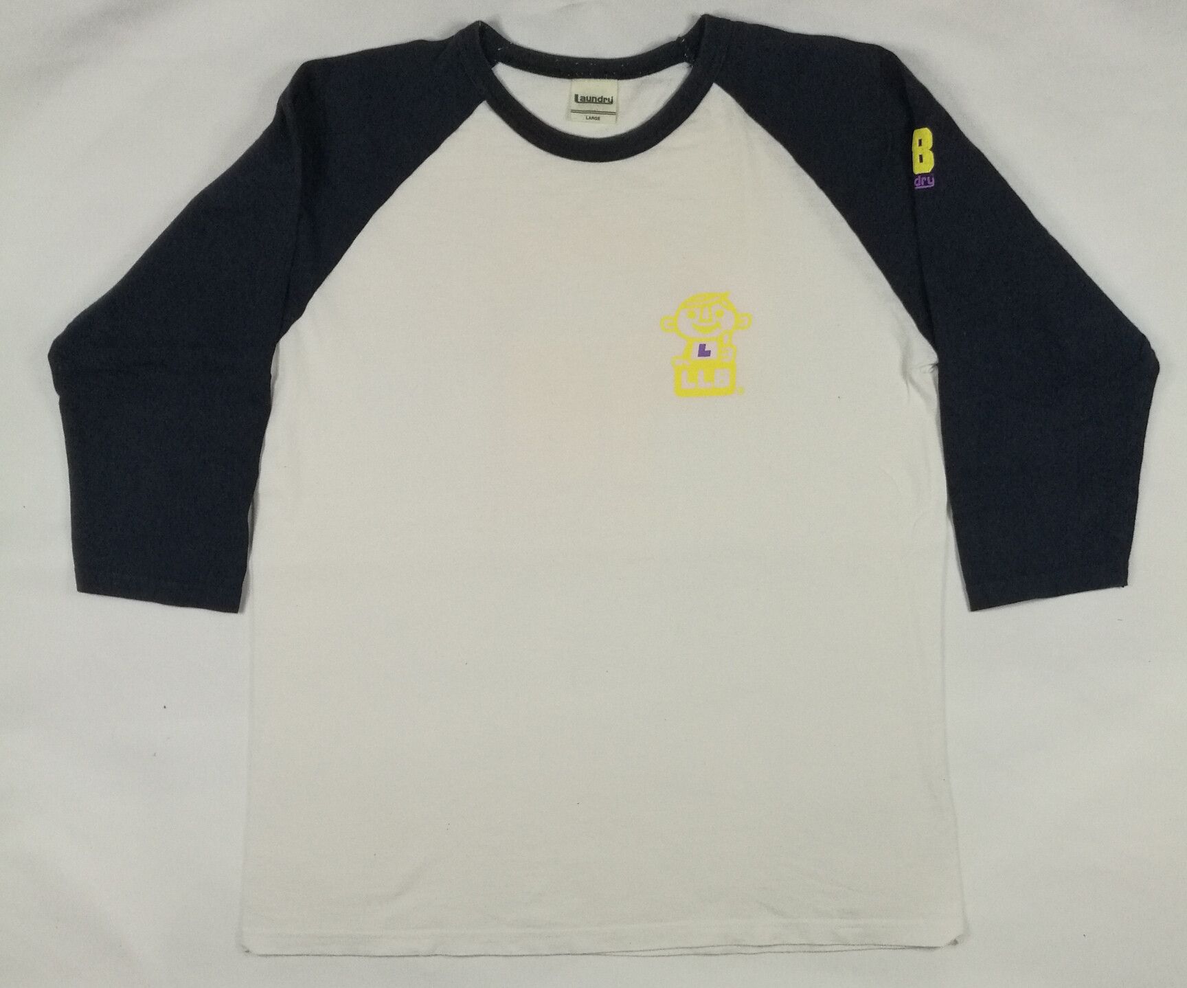 Japanese Brand Vintage Little Laundry Boy T Shirt Size US L / EU 52-54 / 3 - 3 Thumbnail