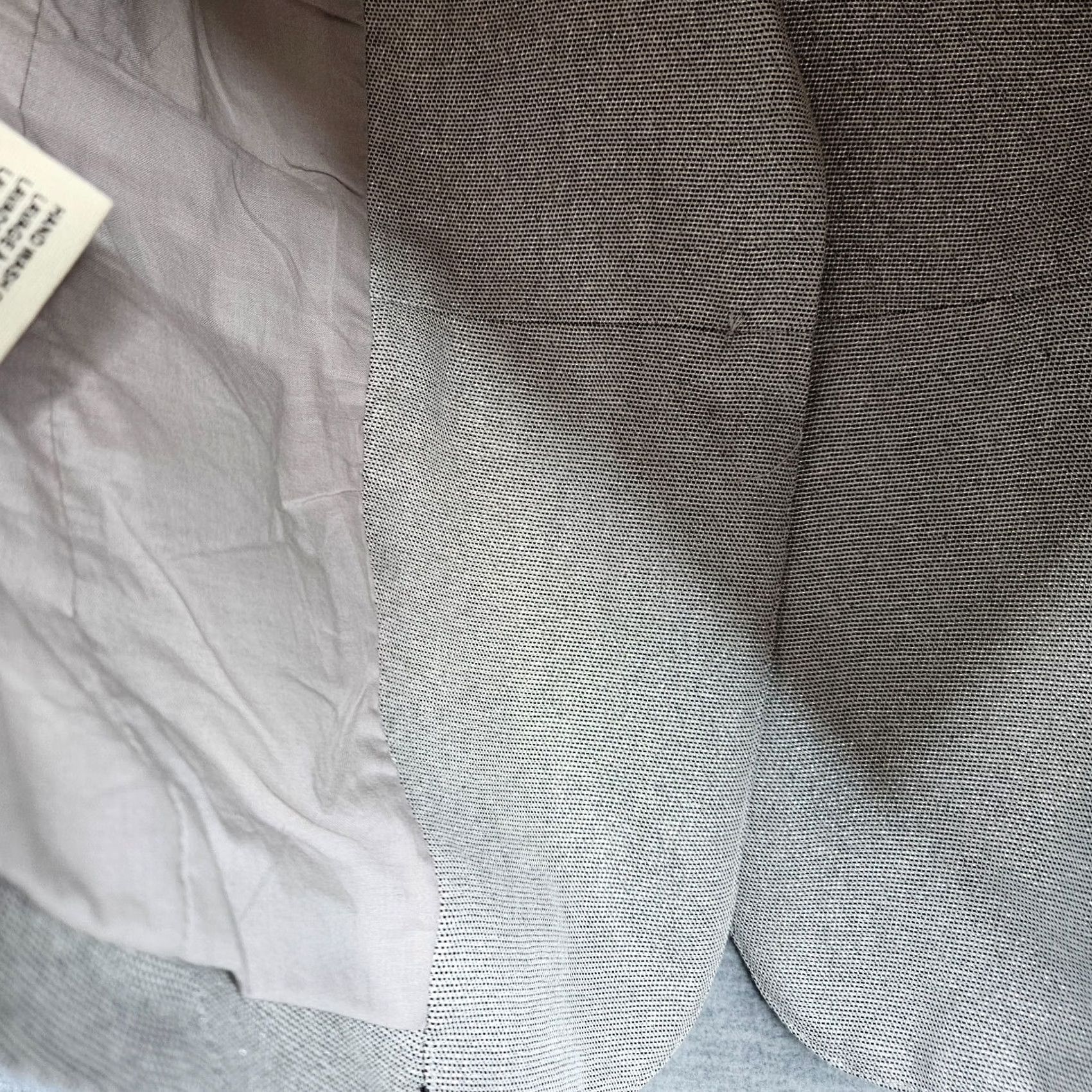 Vintage FRNCH Paris Women's Silver Lined Blazer Jacket M NEW Fabric Polyester/Cotton Zip Waist Logo Button Lined VINTAGE No? Size M / US 6-8 / IT 42-44 - 6 Thumbnail