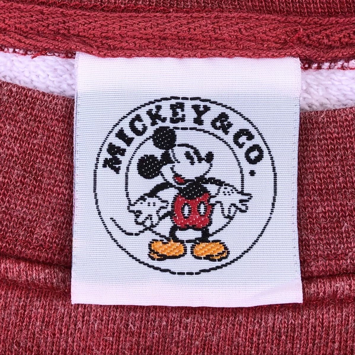 Vintage Vintage 90s Mickey Mouse Sun Faded Crewneck Size US S / EU 44-46 / 1 - 6 Thumbnail