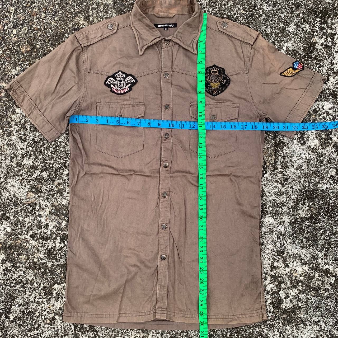 semanticdesign SEMANTIC DESIGN Double Pocket Short Sleeve Shirt Size US M / EU 48-50 / 2 - 10 Thumbnail