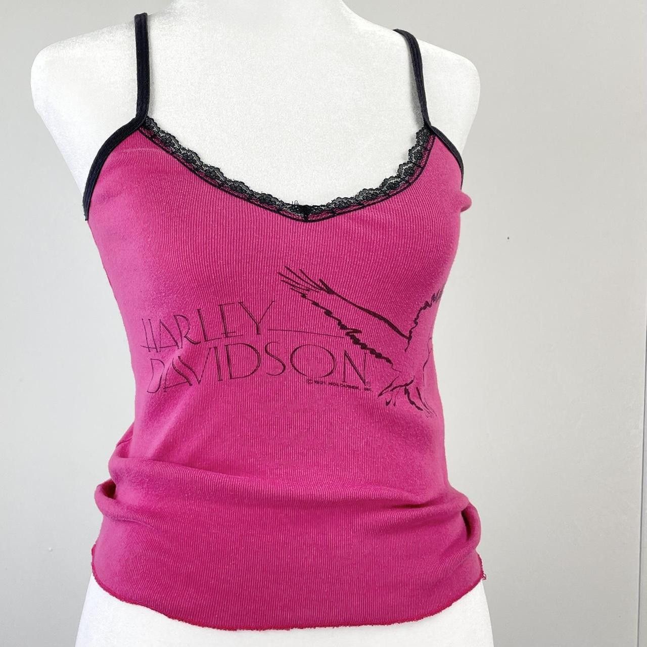 Harley Davidson ✩ Vintage '91 Made In USA Harley Davidson Camisole Camisole Size M / US 6-8 / IT 42-44 - 1 Thumbnail