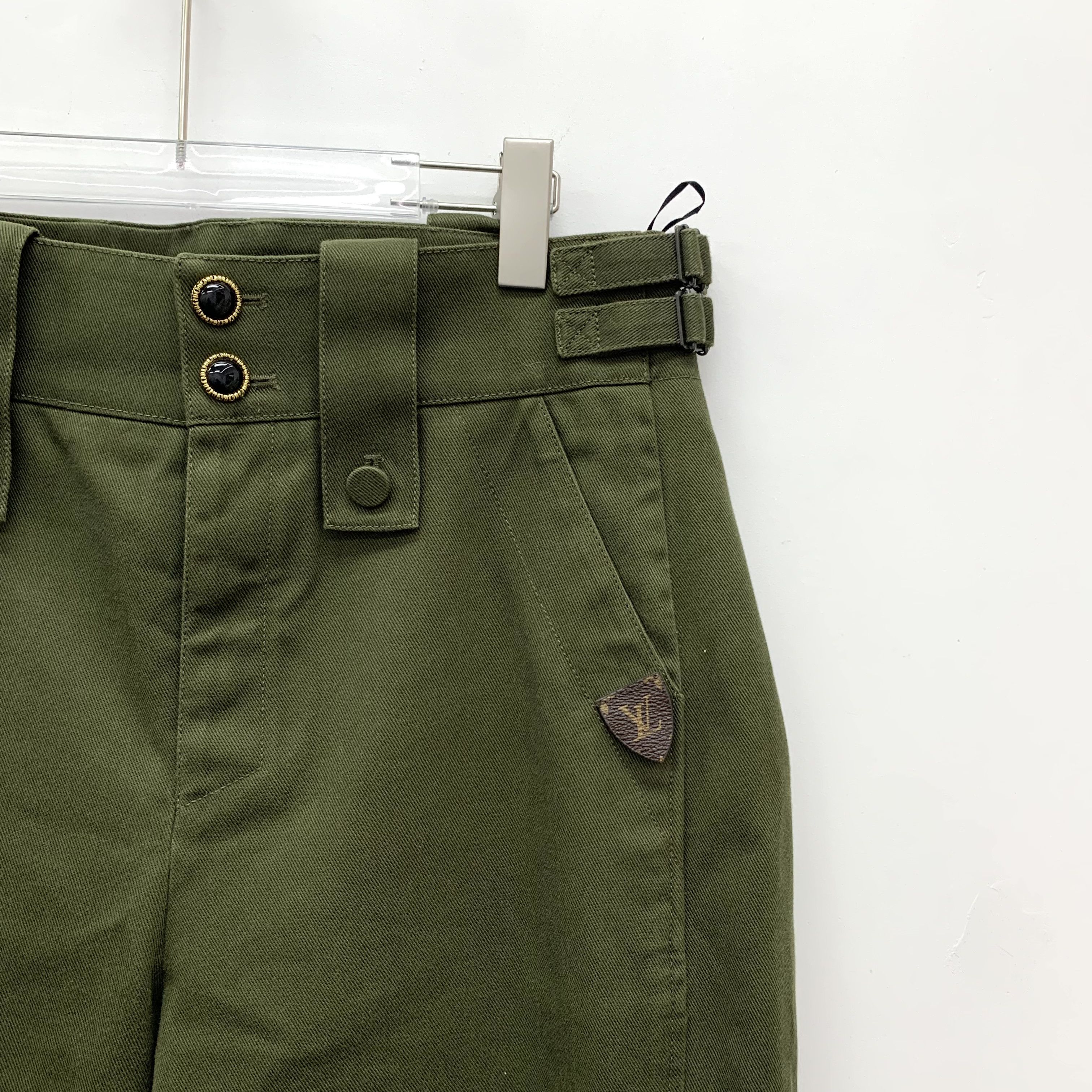 Louis Vuitton Louis Vuitton Cargo Pants Green (38) Size 26" / US 2 / IT 38 - 3 Thumbnail