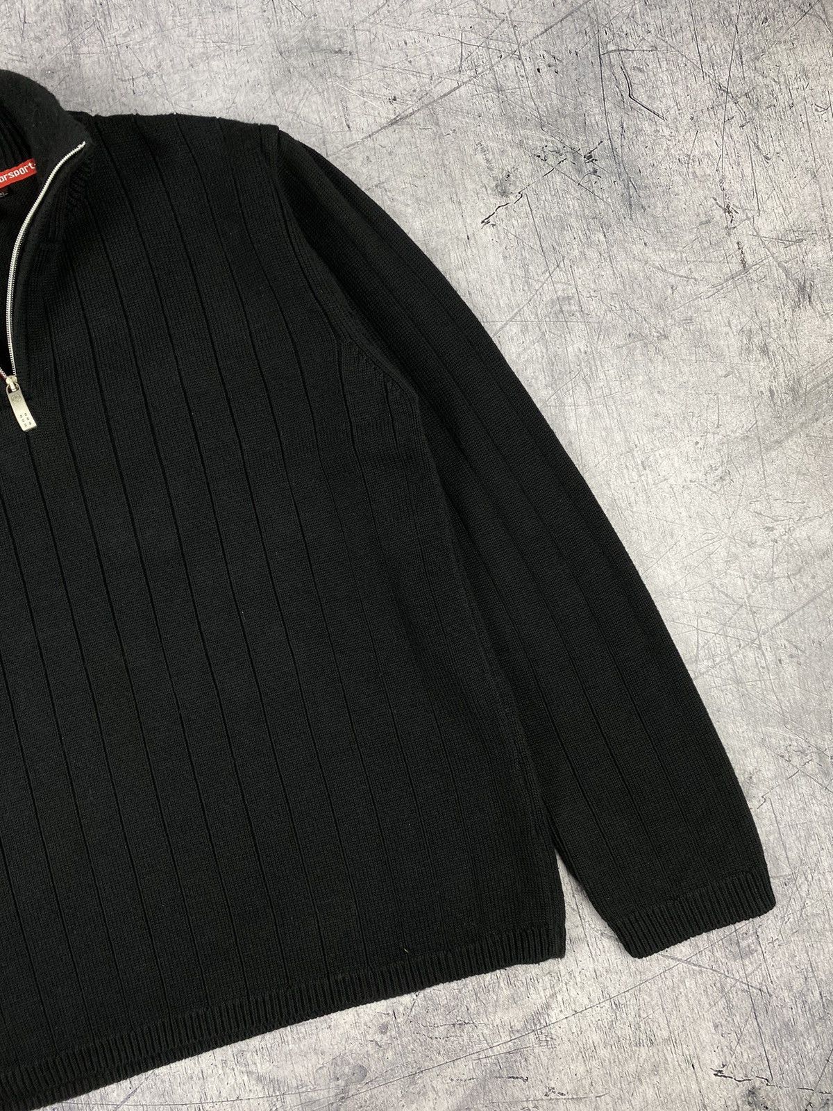 Mercedes-Benz Vintage Mercedes Benz Zip 1/3 Sweater Size XL Size US XL / EU 56 / 4 - 4 Thumbnail