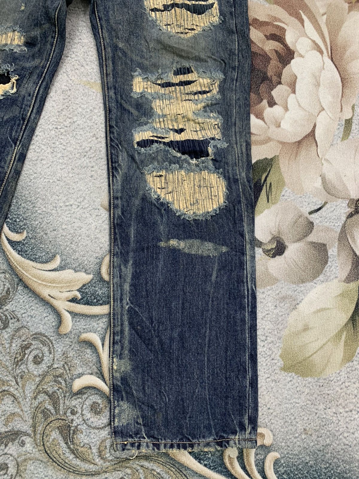 Self Edge Nice Sifury Copper Riveted Selvedge Denim Pant Made in Japan Size US 31 - 6 Thumbnail