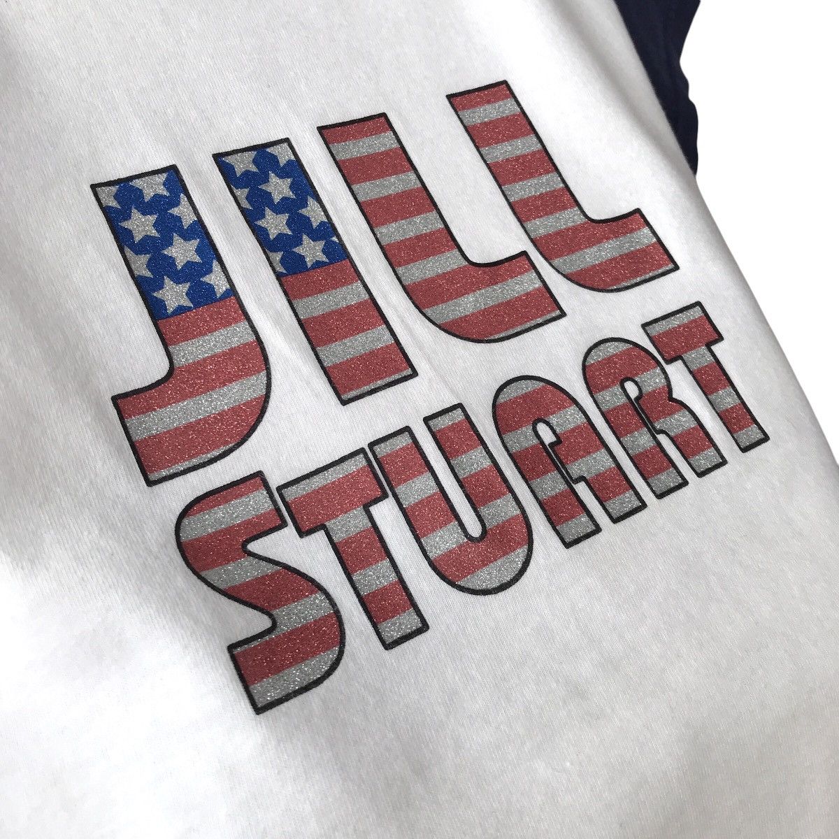 Designer × Jil Stuart Jill Stuart New York Glitter Logo Girls Baby Tee Size M / US 6-8 / IT 42-44 - 3 Thumbnail