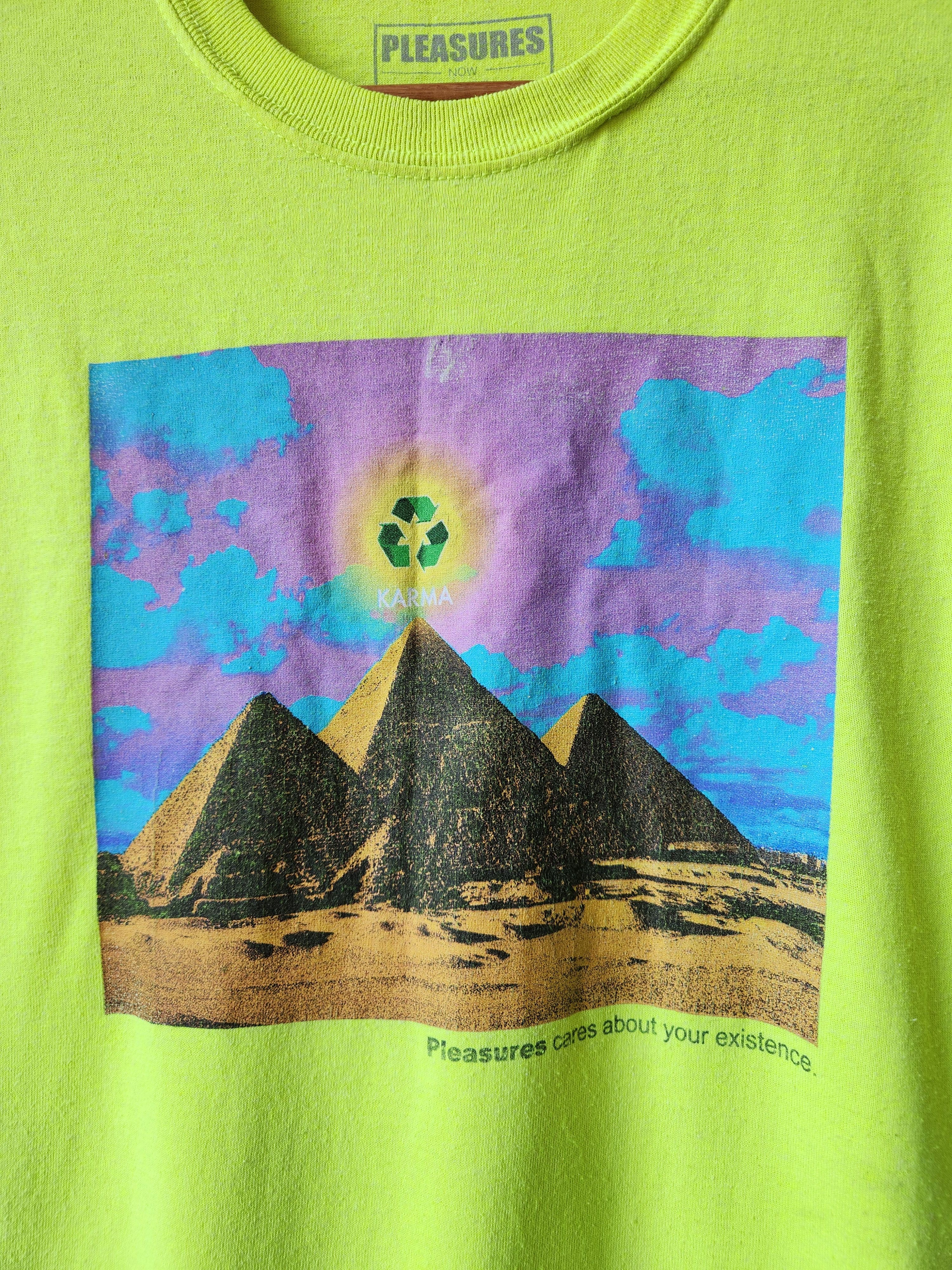 Pleasures Pleasures Karma t-Shirt neon yellow size M Size US M / EU 48-50 / 2 - 5 Thumbnail