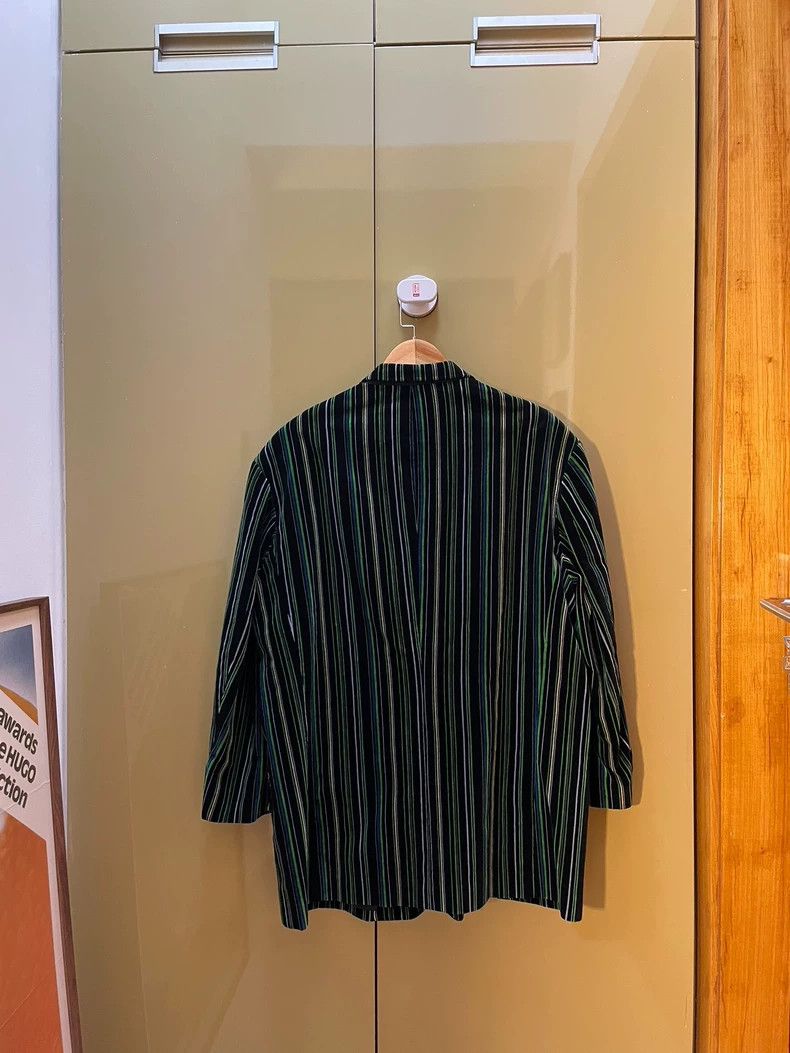 Yohji Yamamoto Yohji Yamamoto size s 93AW Velvet Stripe Suit 2501-Nextarro Size 38R - 3 Thumbnail