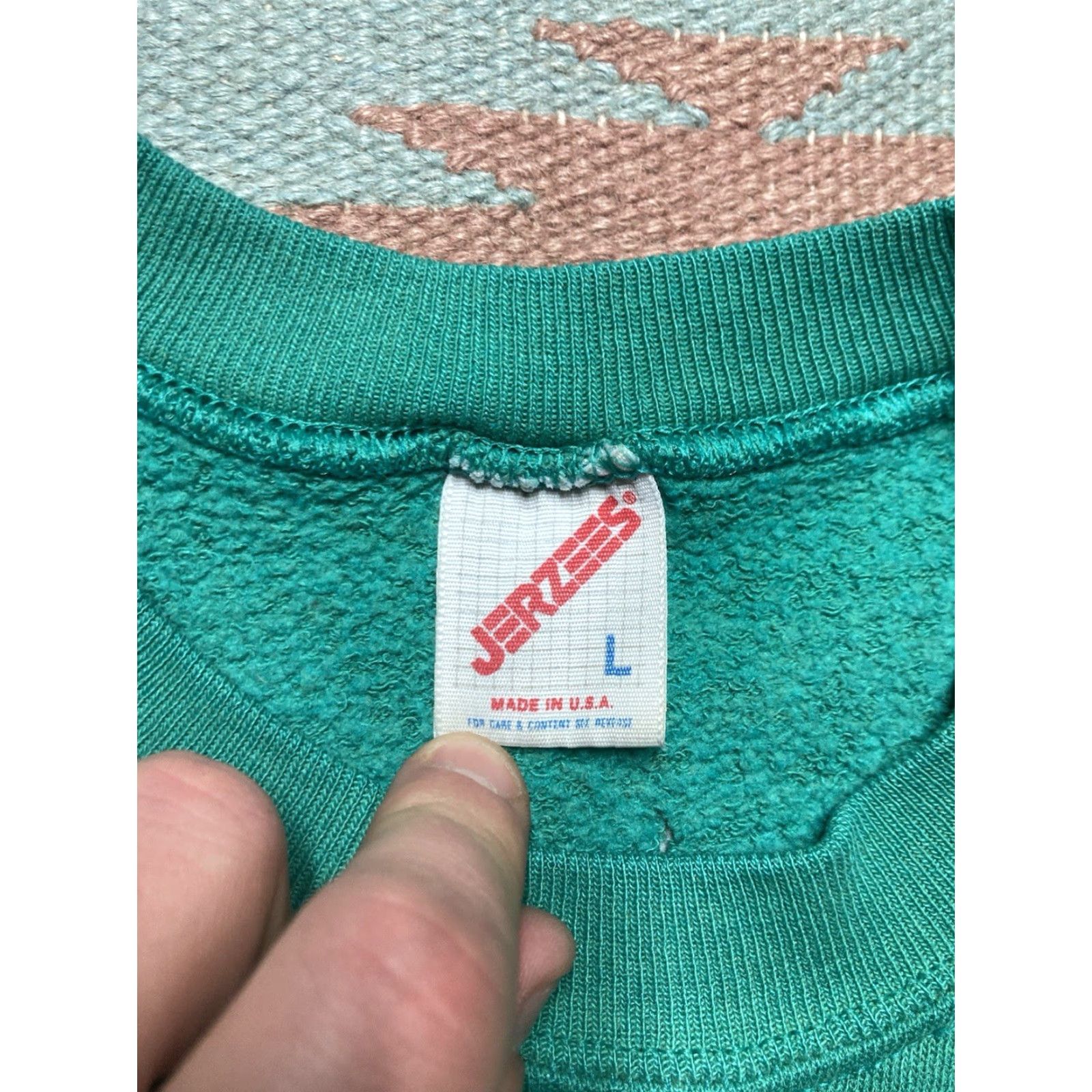 Vintage VINTAGE 80s Michigan State Parks Crewneck Sweatshirt Large Teal Mens Size US L / EU 52-54 / 3 - 6 Thumbnail