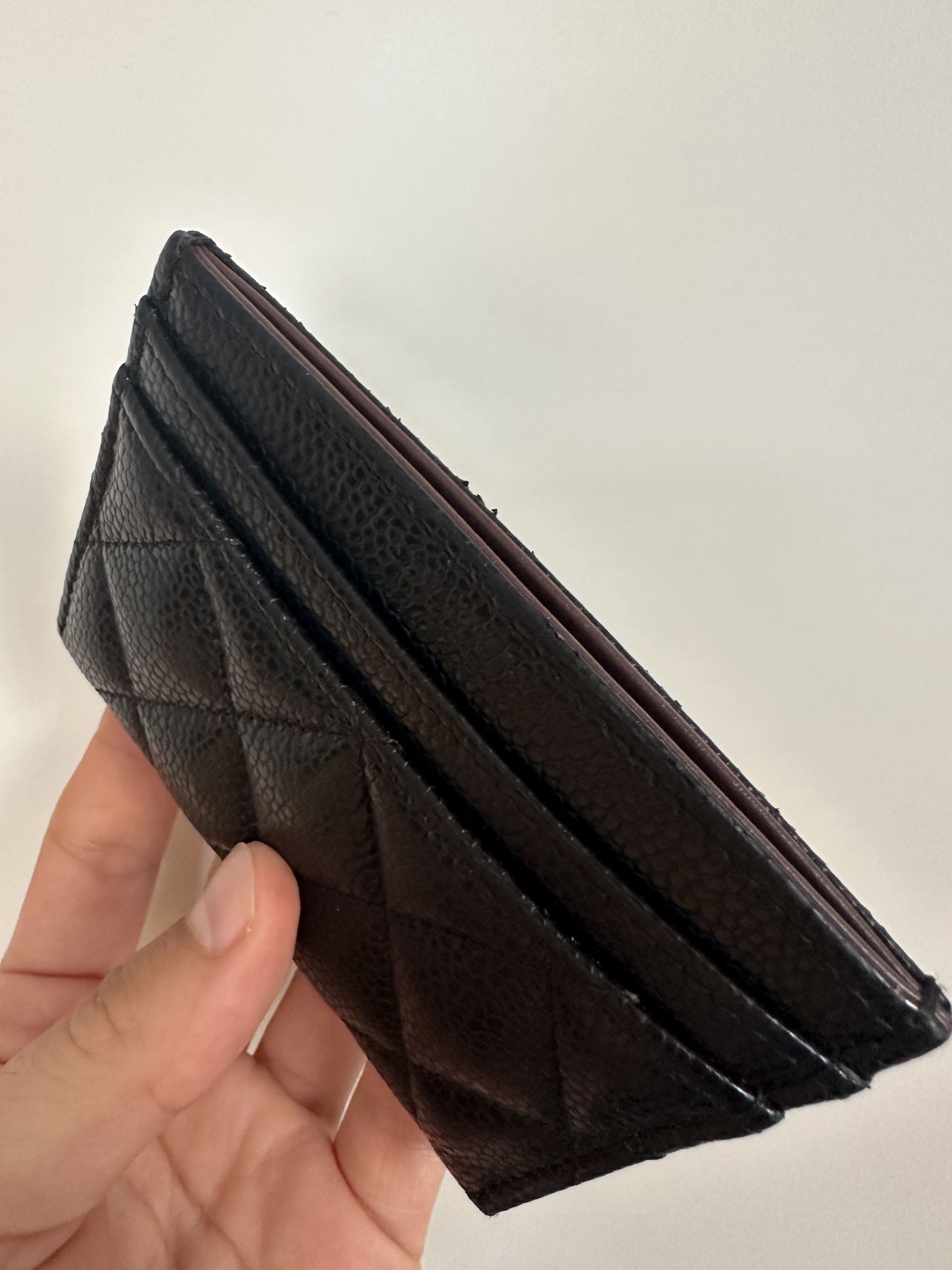 Chanel Chanel Black Quilted Caviar Card Case Size ONE SIZE - 7 Thumbnail