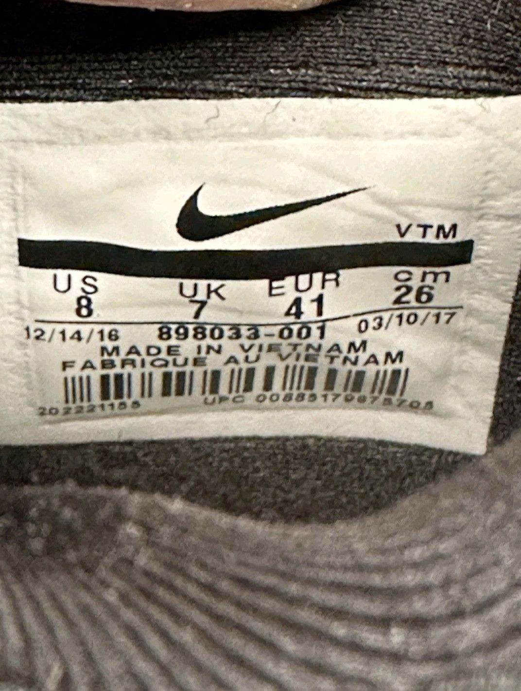 Nike Nike Pocket Knife DM Black 898033001 Size 8 Men No Insoles Size US 8 / EU 41 - 7 Thumbnail