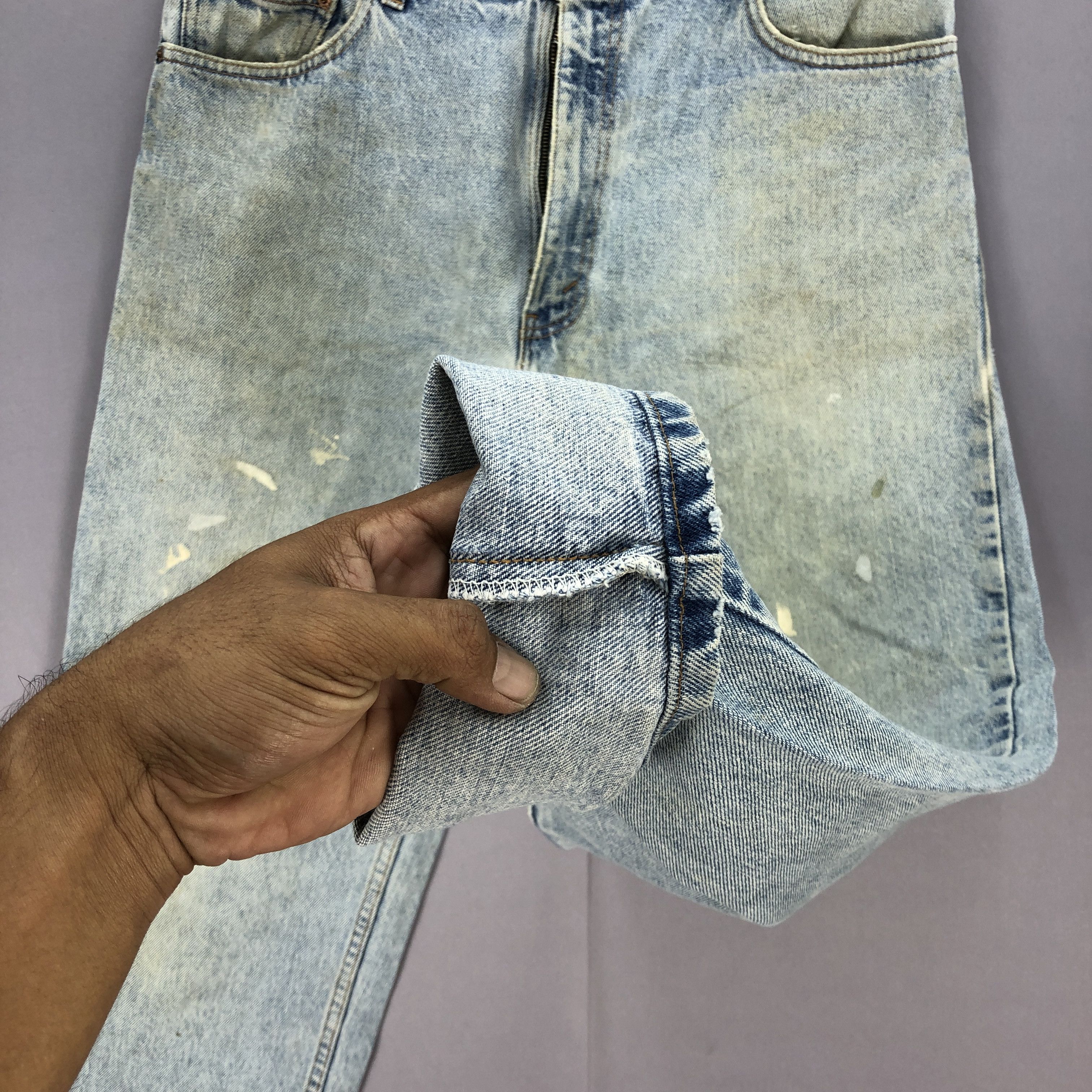 Levi's Vintage Levi's Sun Faded Jeans Levis 550 Distressed Denim Size US 34 / EU 50 - 8 Thumbnail
