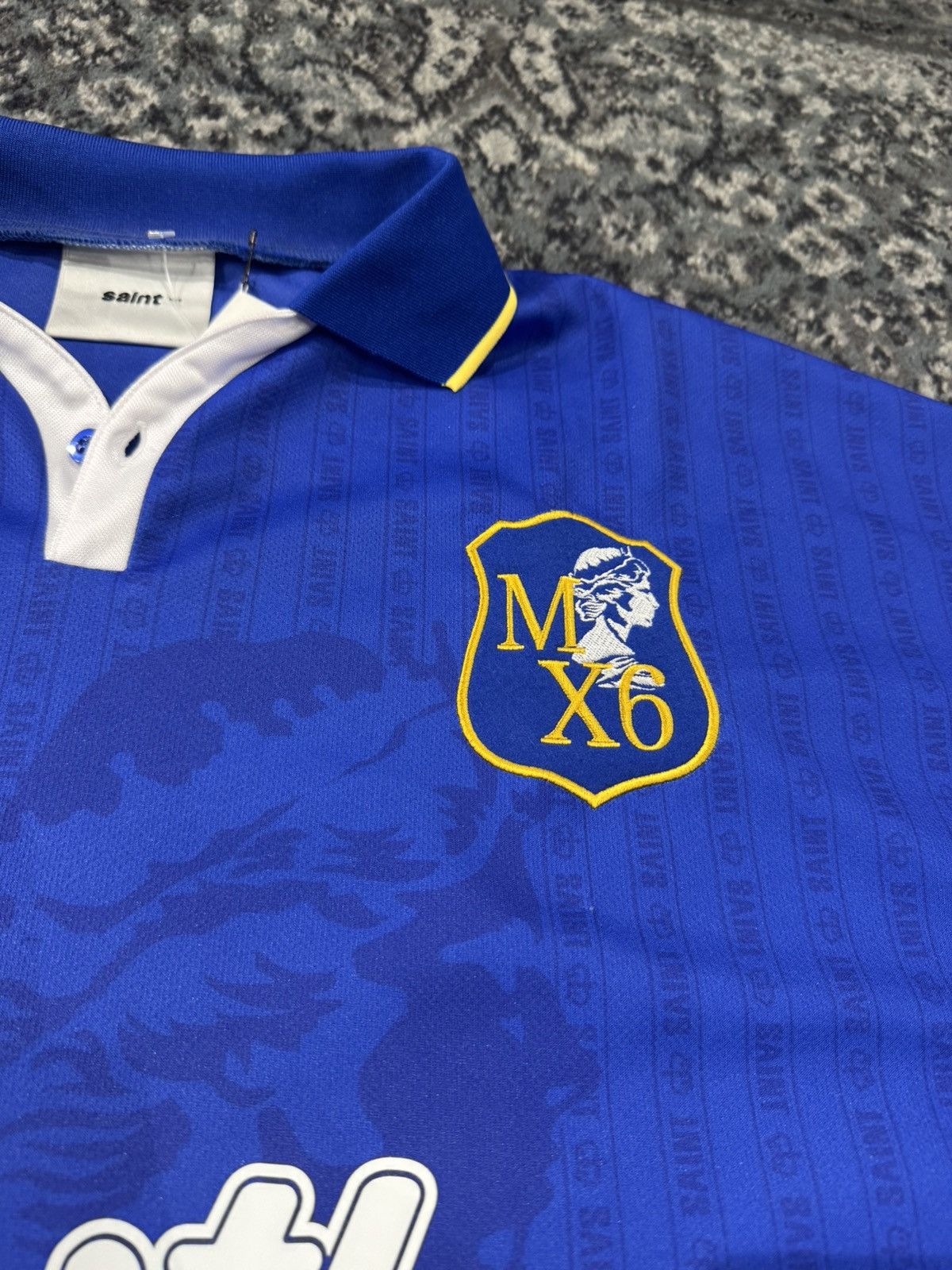 Saint Michael Saint Michael Faith Soccer Jersey Blue Size US XL / EU 56 / 4 - 3 Thumbnail