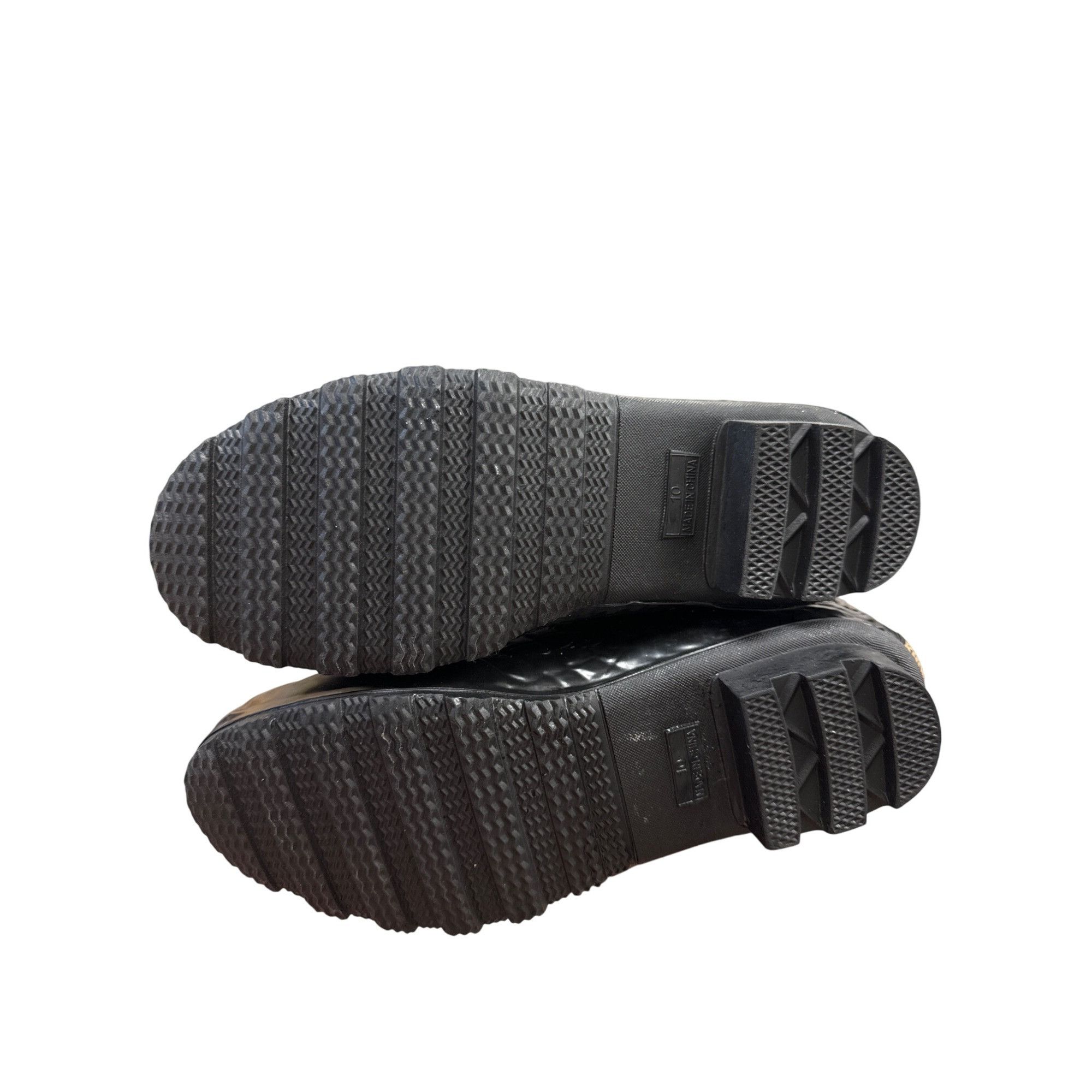 Other Khombu Womens Black Crocodile-Embossed Rain & Snow Boots Siz Size US 10 / IT 40 - 6 Thumbnail